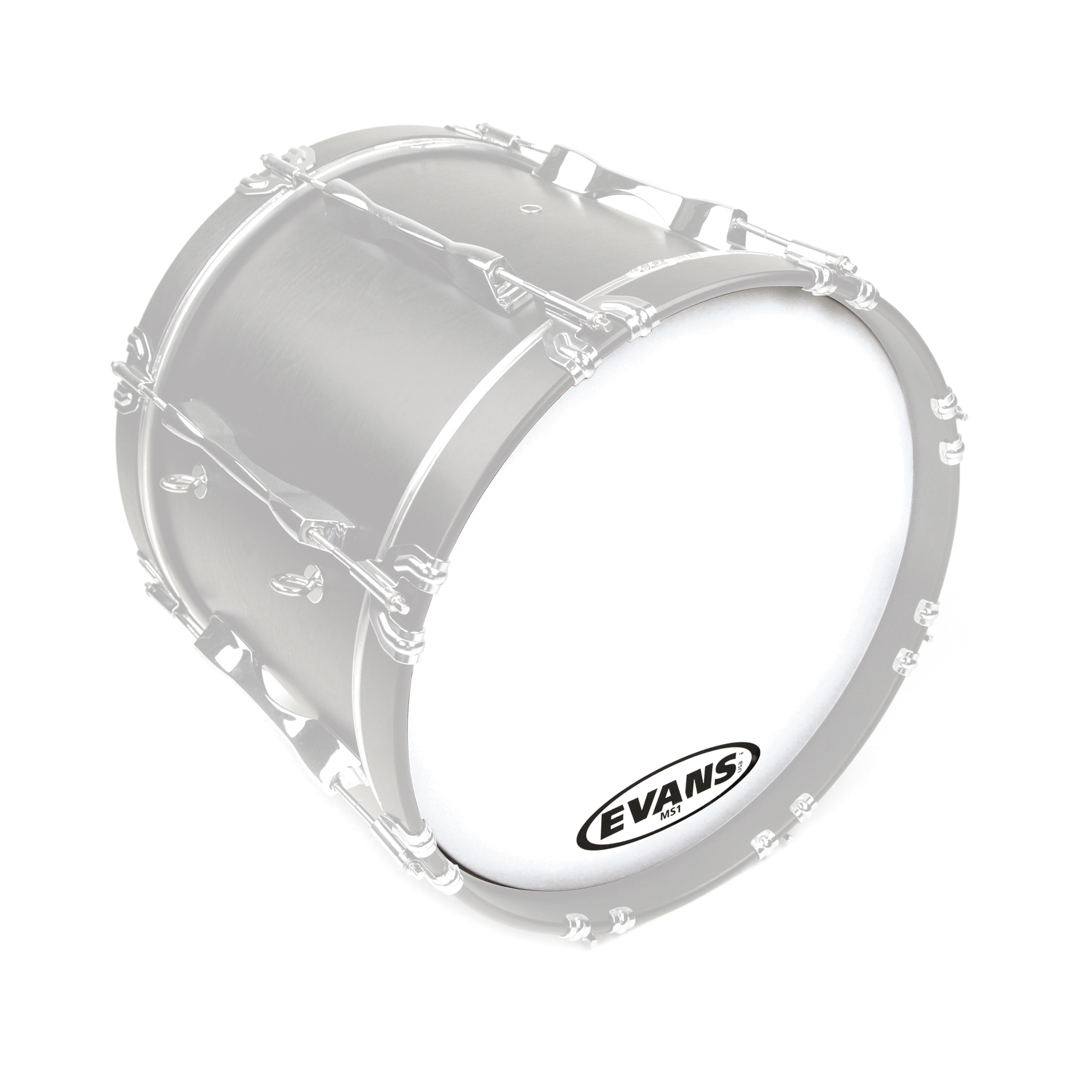 MS1 26'' White Bass Marching