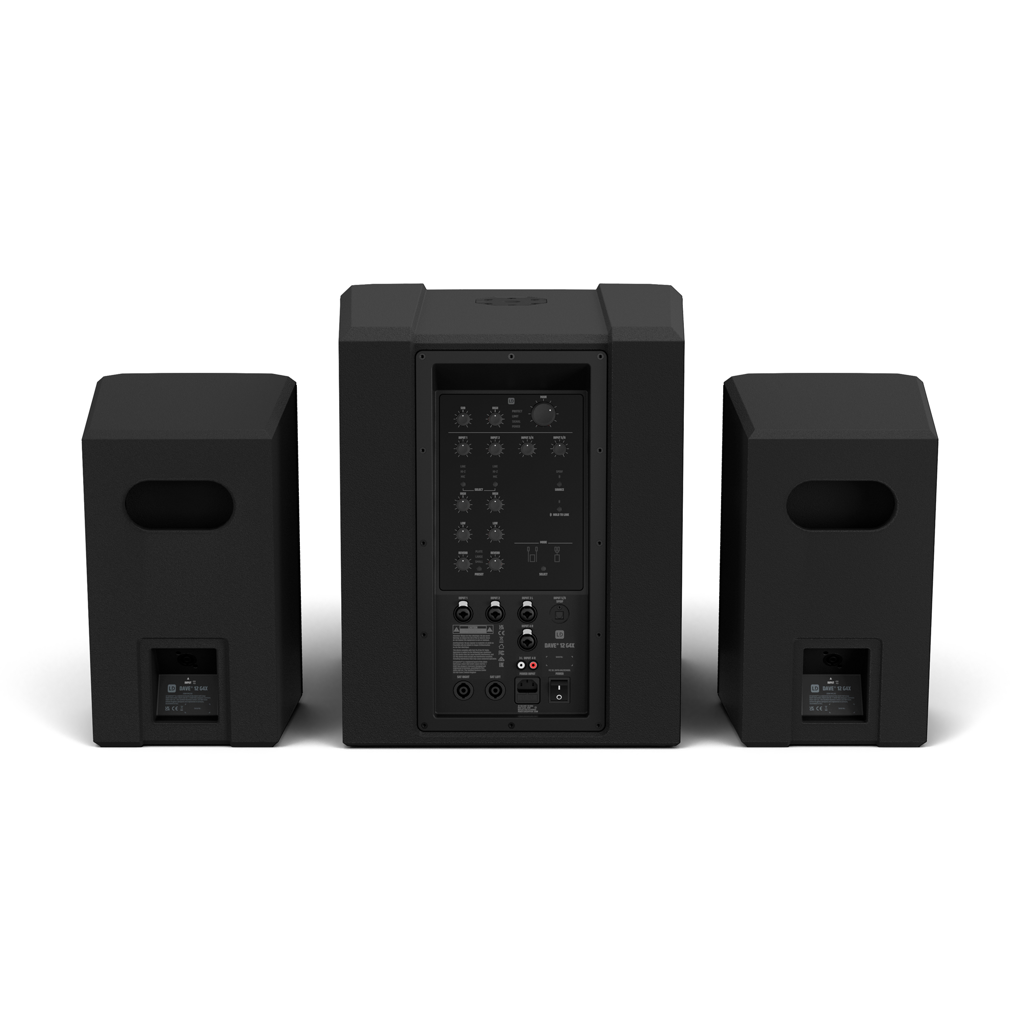 Dave 12 G4X 2.1 Sound-System aktiv