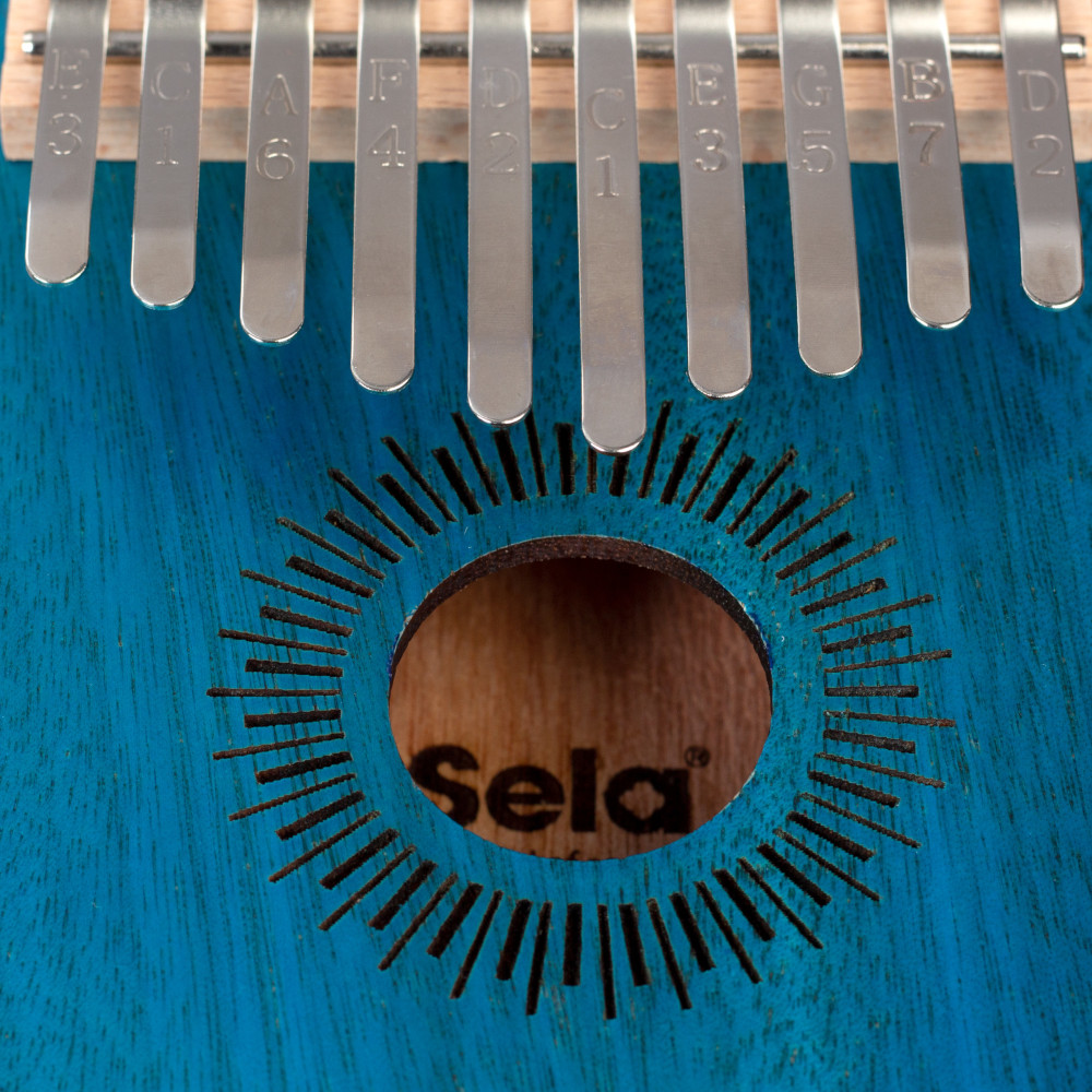 Kalimba Mahogany 10 Blue Kalimba Mahogany 10 Blue