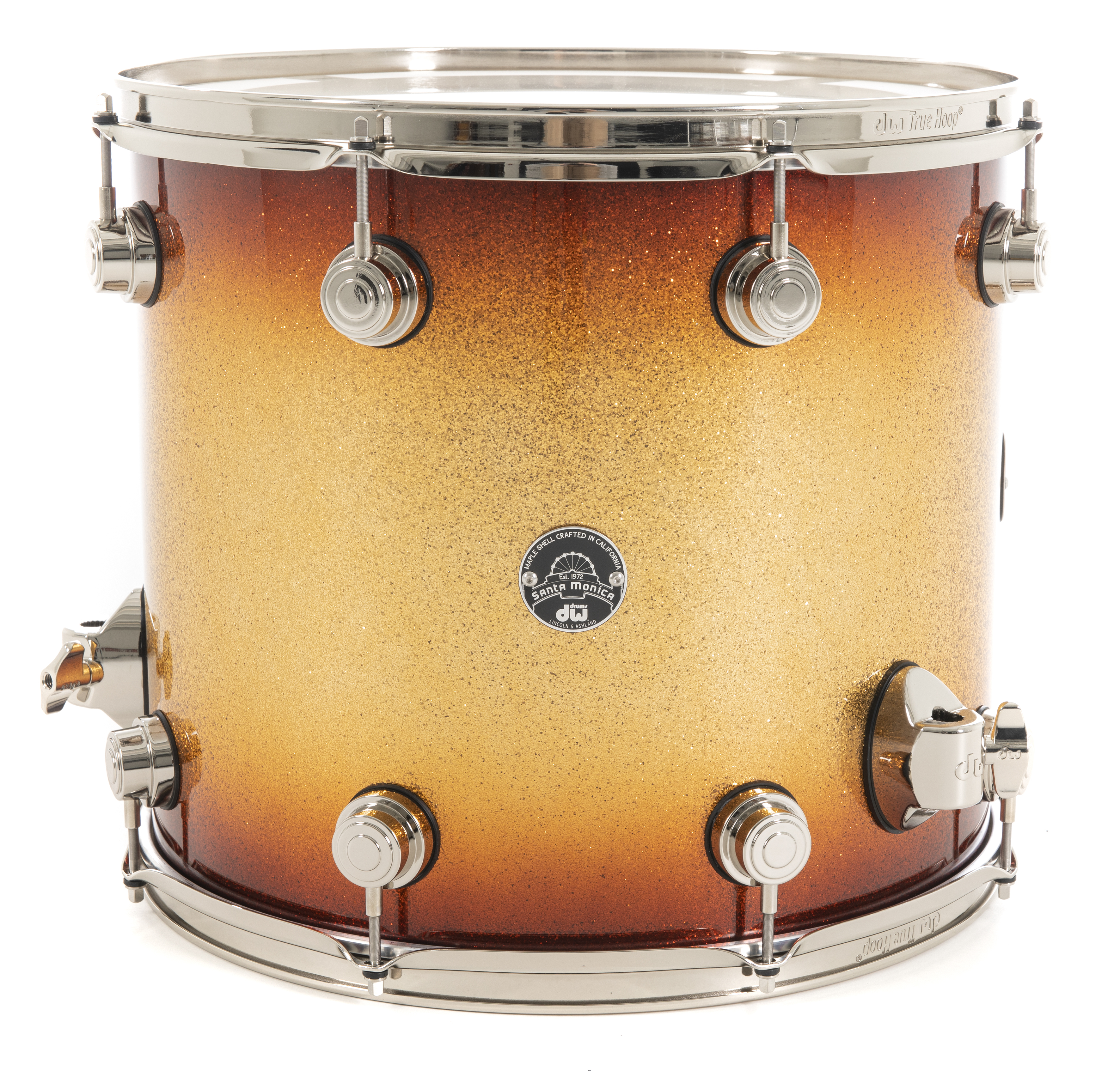 Santa Monica Serie Copper Glitz Burst 22/10/12/14/16 Nickel HW