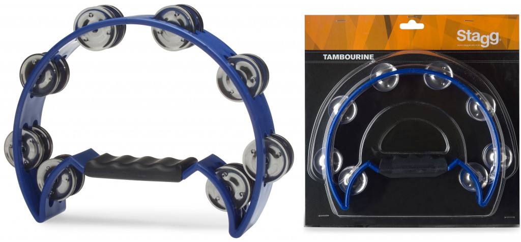 CUTAWAY TAMBOURINE 16 JING;BLU