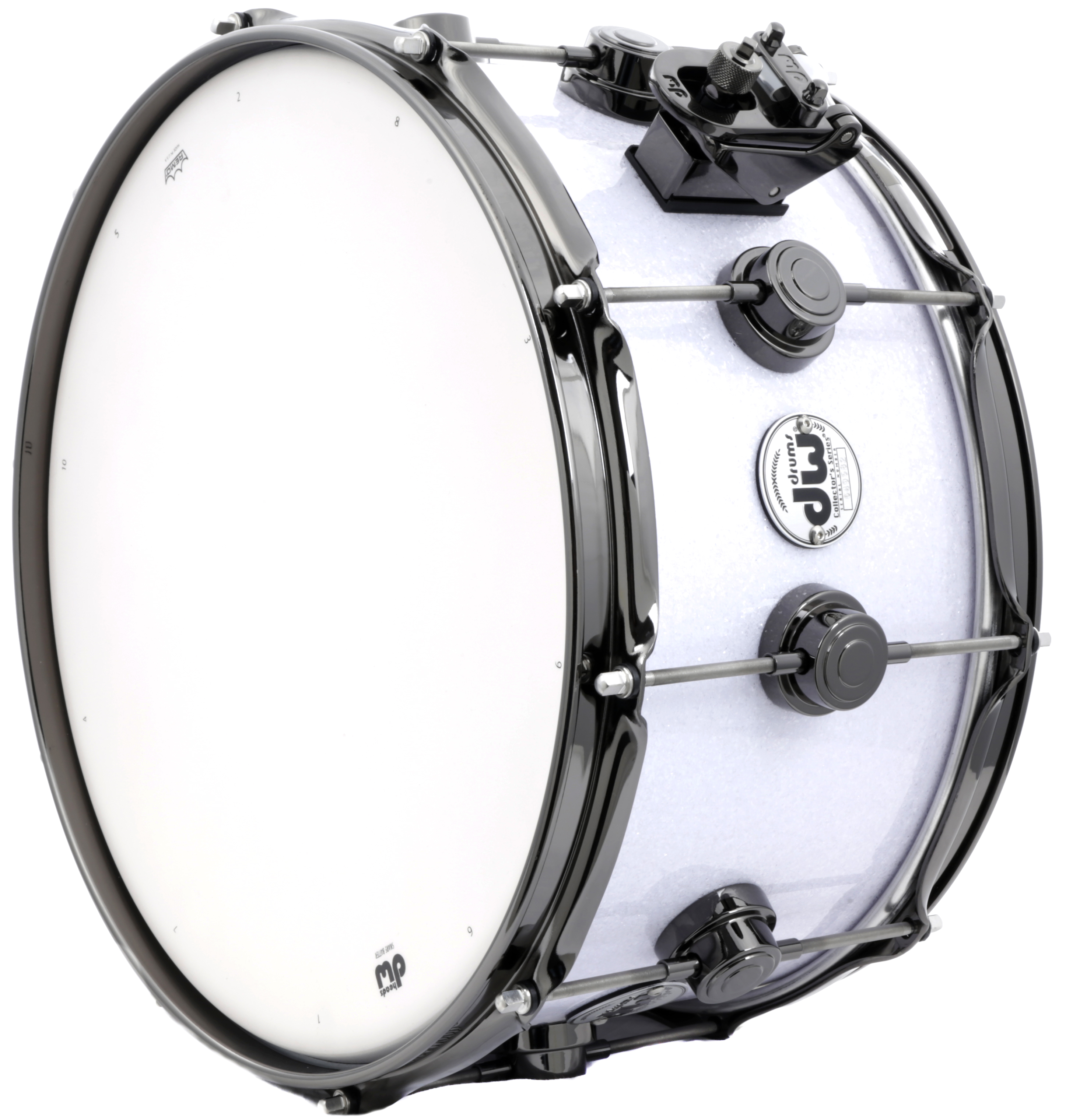 Collectors Maple Snare 14''x7'' White Glass