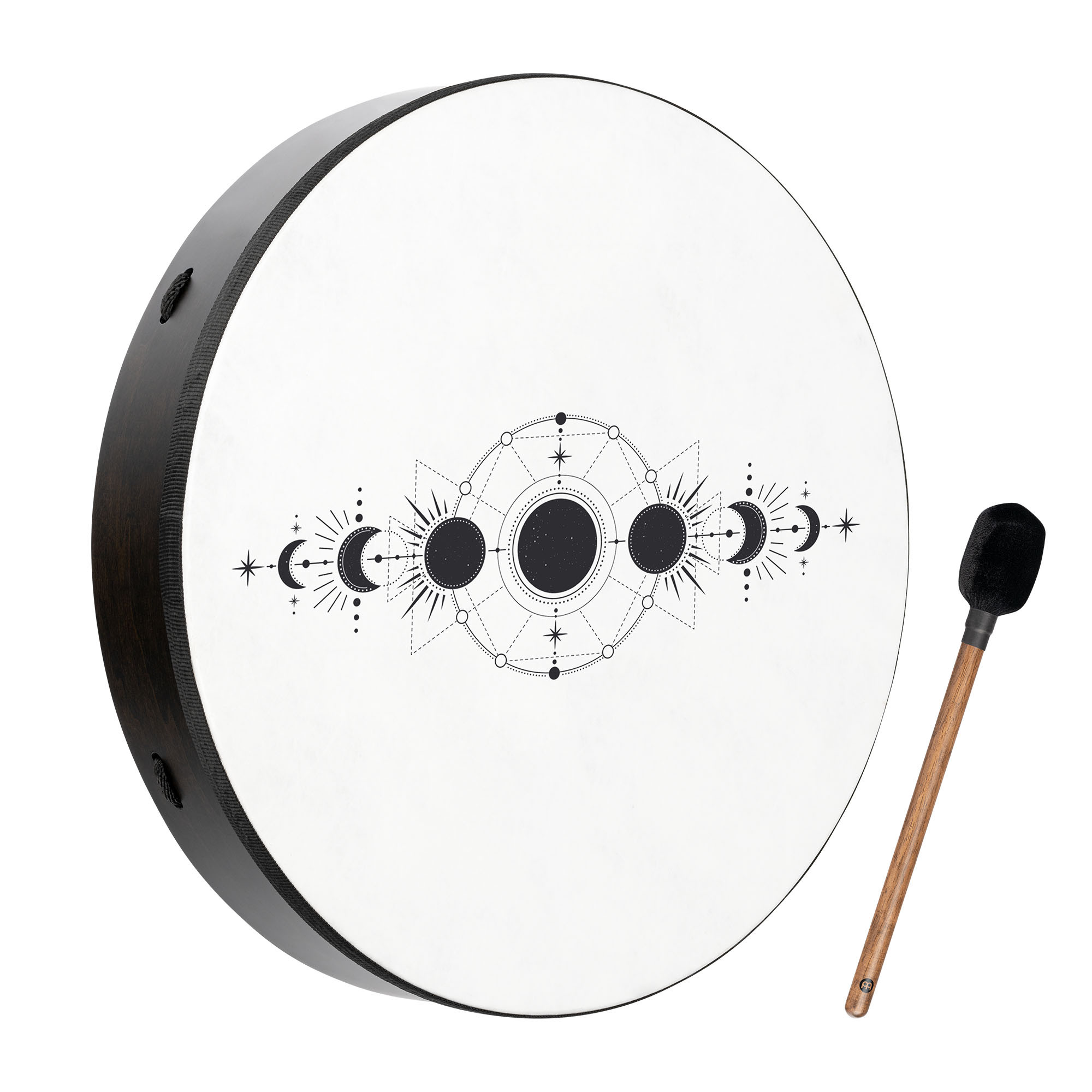 RD20DWB-SH Sonic Energy Moon Phases Ritual Drum - 20" / Synthetisches True Feel Fell