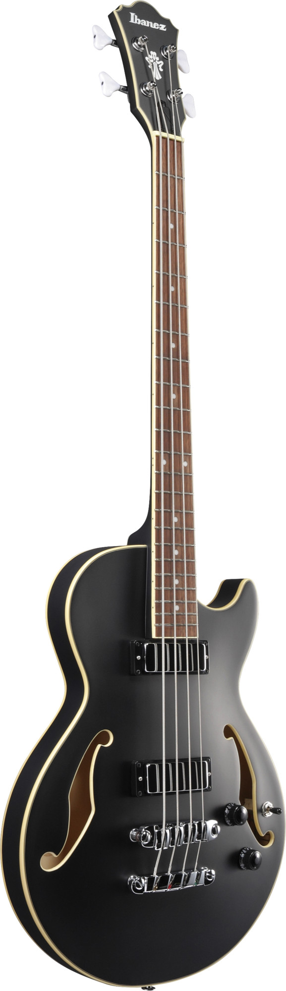 Artcore Semi-hollow 4 String - Black Flat