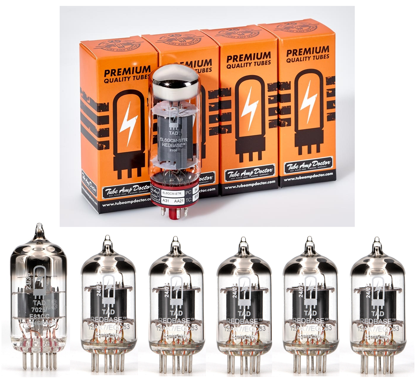 Röhrenset für Peavey 6505+ / 5150II