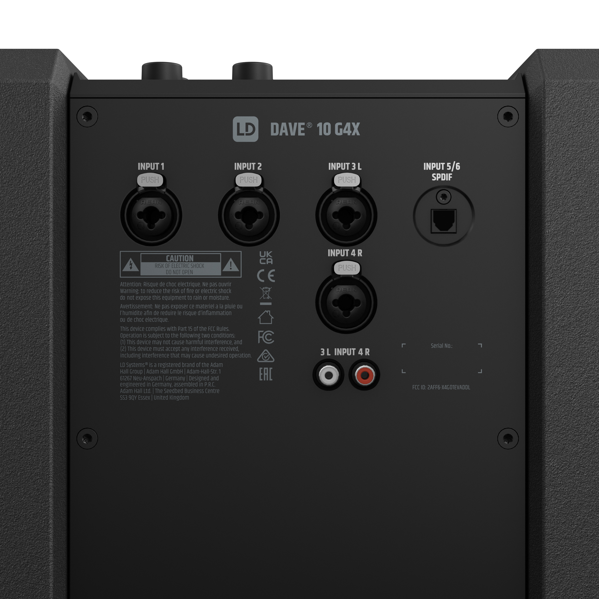 Dave 10 G4X 2.1 Sound-System aktiv
