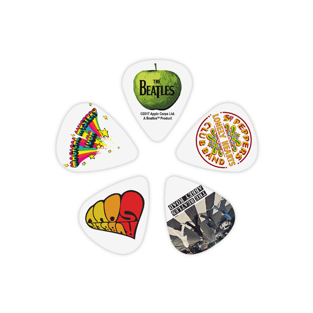 Plektren Beatles Gitarren-Picks, Albums, 10er-Packung light "Albums"
