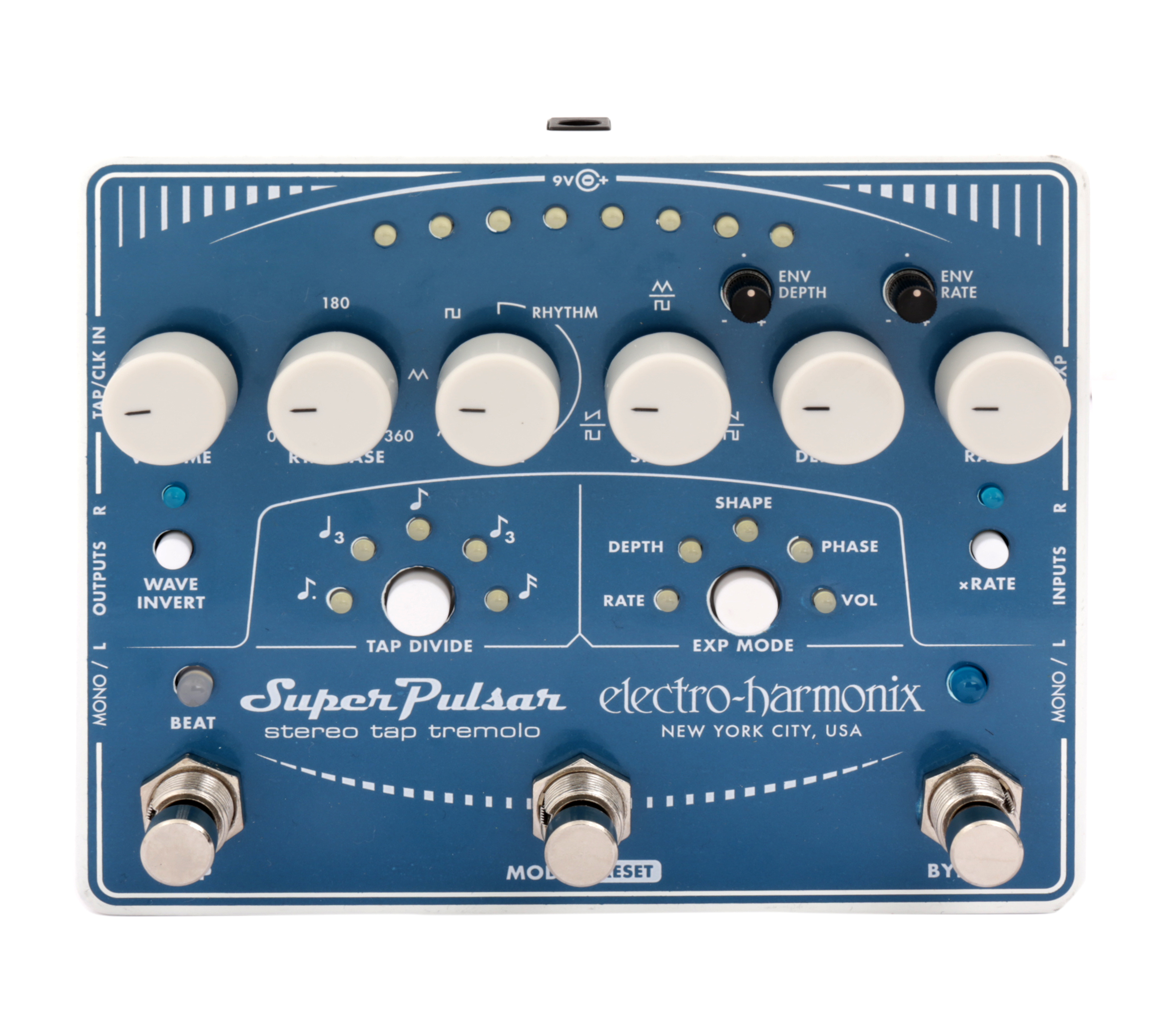 Super Pulsar analoges Stereo Tap Tremolo Super Pulsar analoges Stereo Tap Tremolo