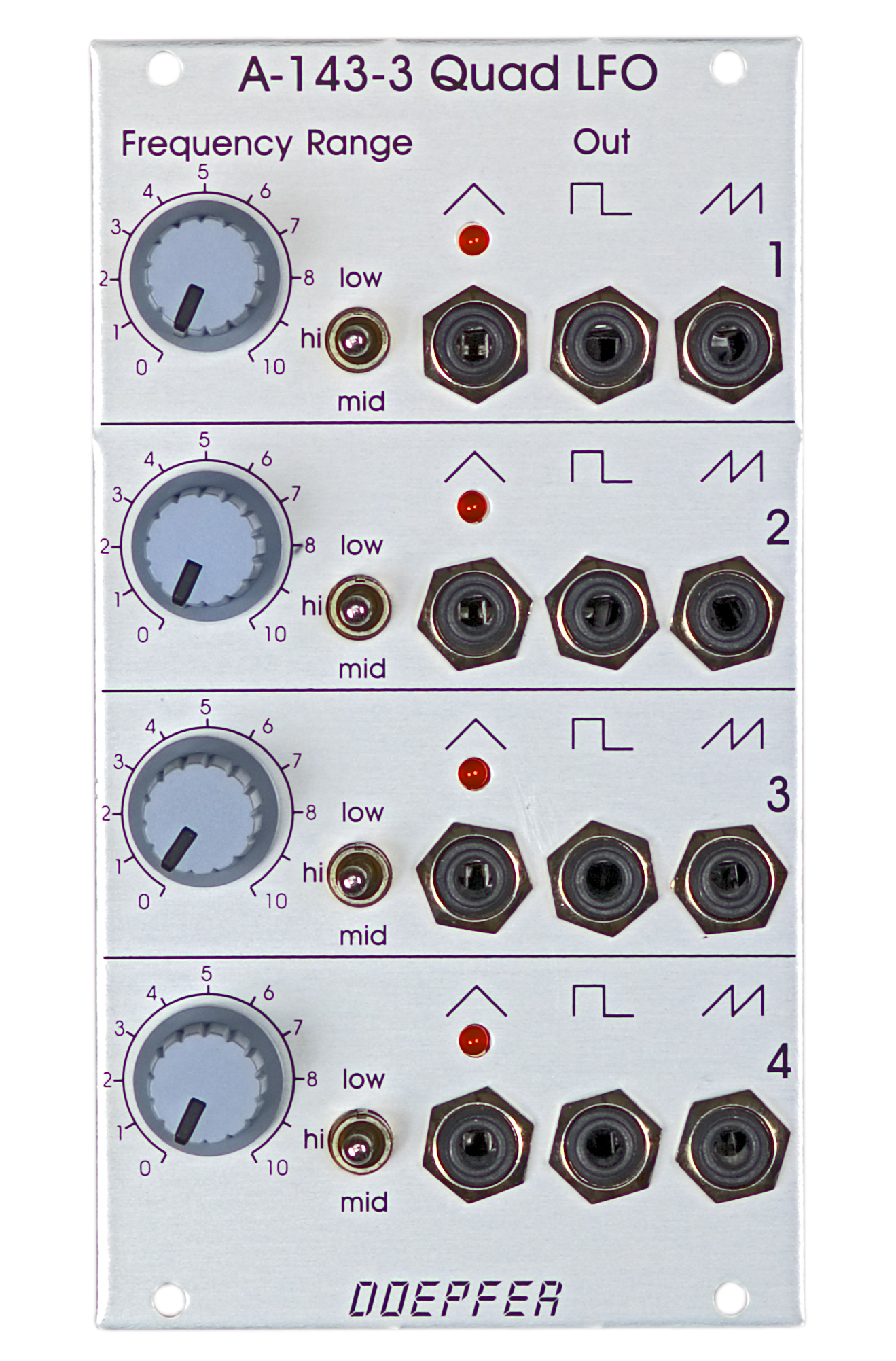 A-143-3 Quad LFO A-143-3 Quad LFO