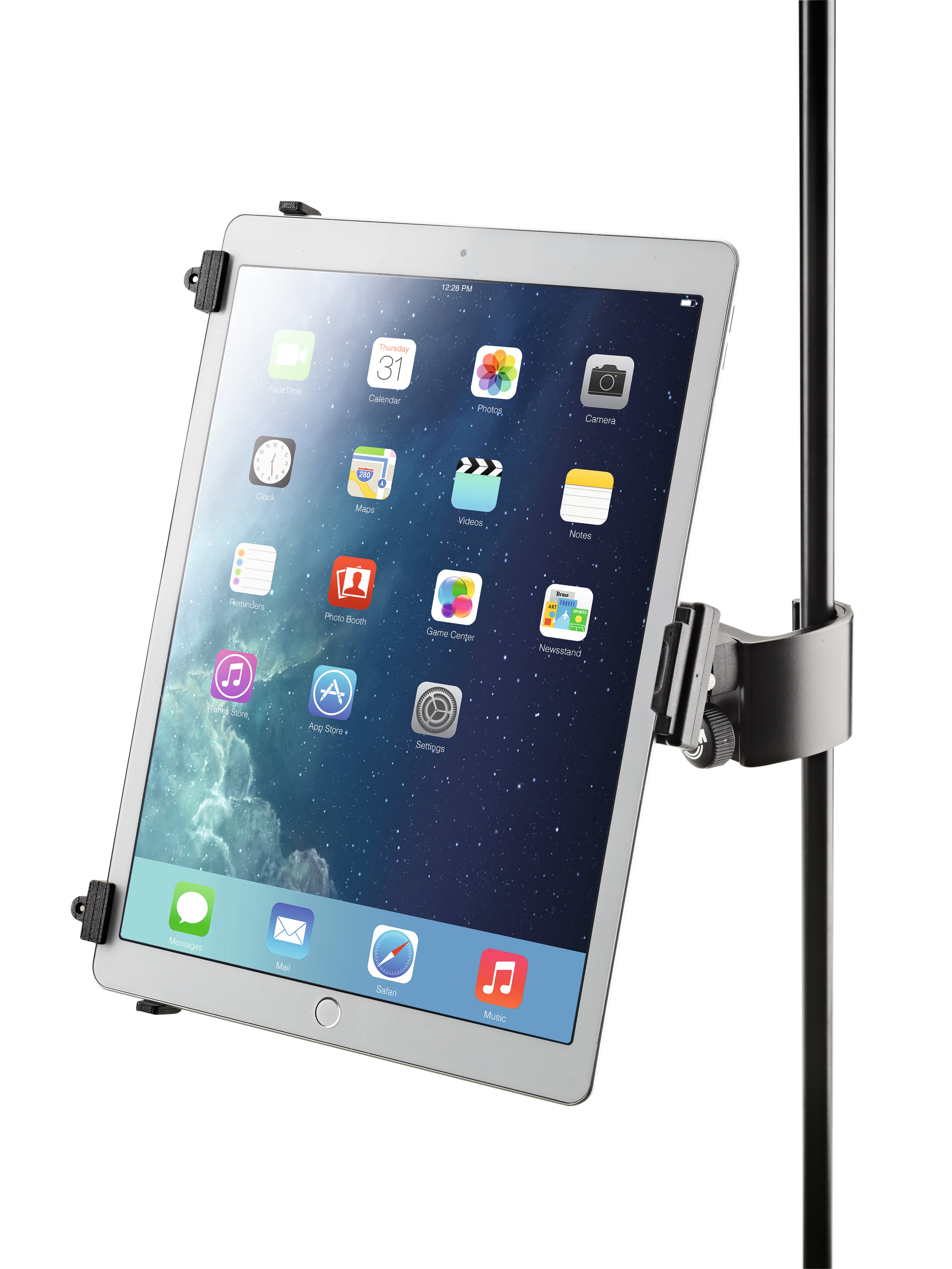 Tablet PC Halter mit Klemmprisma (iPad,iPadAir,iPadPro,Amazon Fire HDX 8.9,Samsung Galaxy Tab ab 9.7)