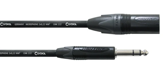 CPM 2,5 MV XLRmale/Klinke 6.3mm stereo