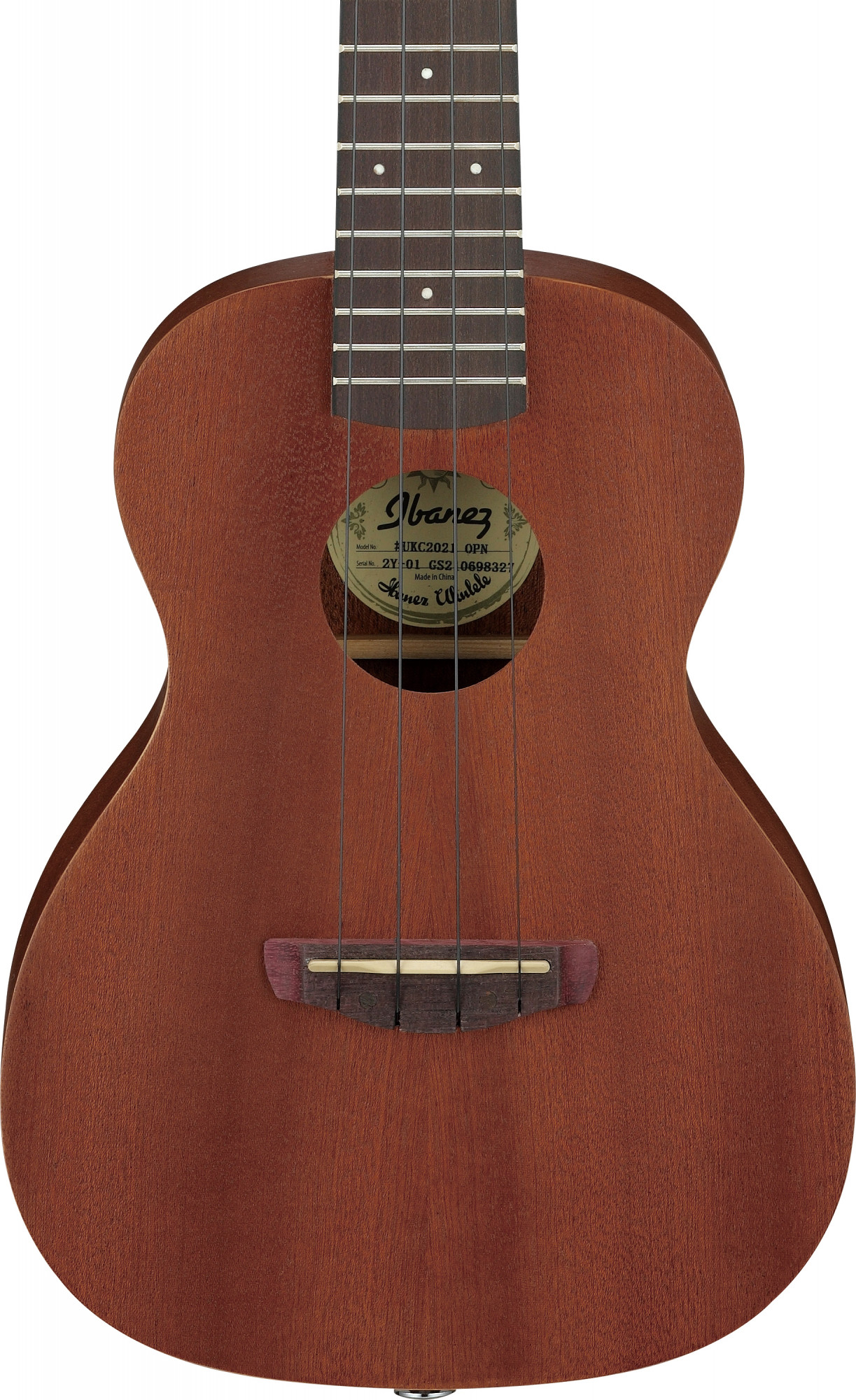 UKC 100 Konzert-Ukulele open Pore Natur inkl. Tasche