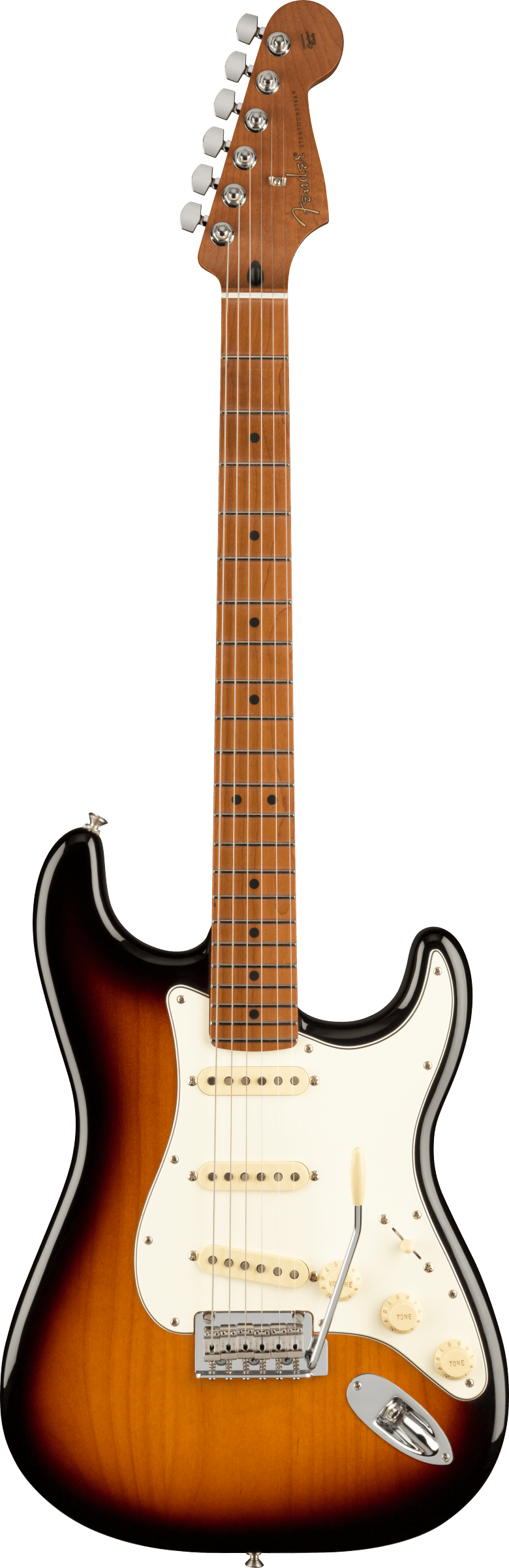 Limited Edition Player Stratocaster, Roasted Maple Neck 2-Color Sunburst