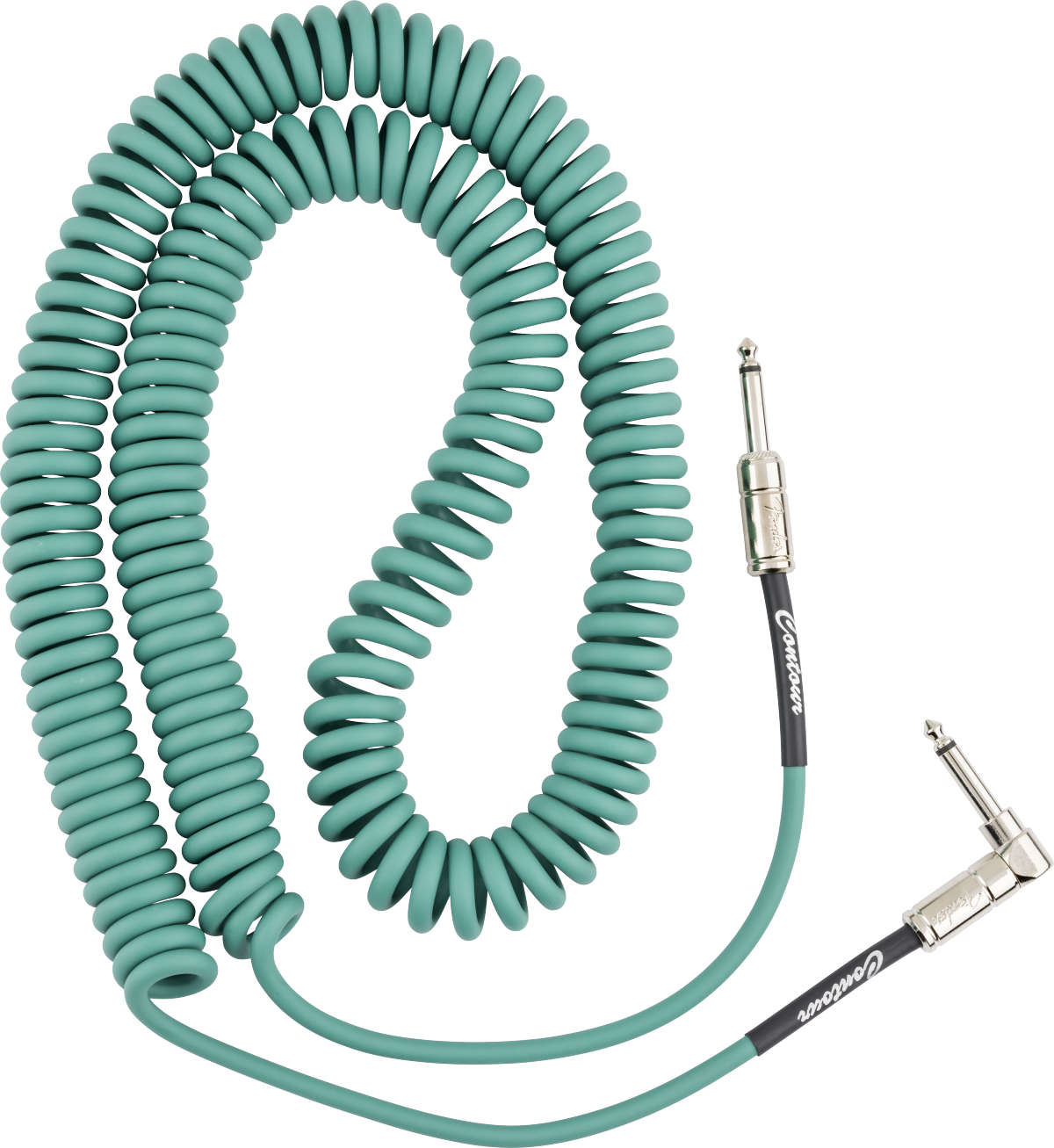 Contour Series Spiral-Instrumentenkabel sherwood green