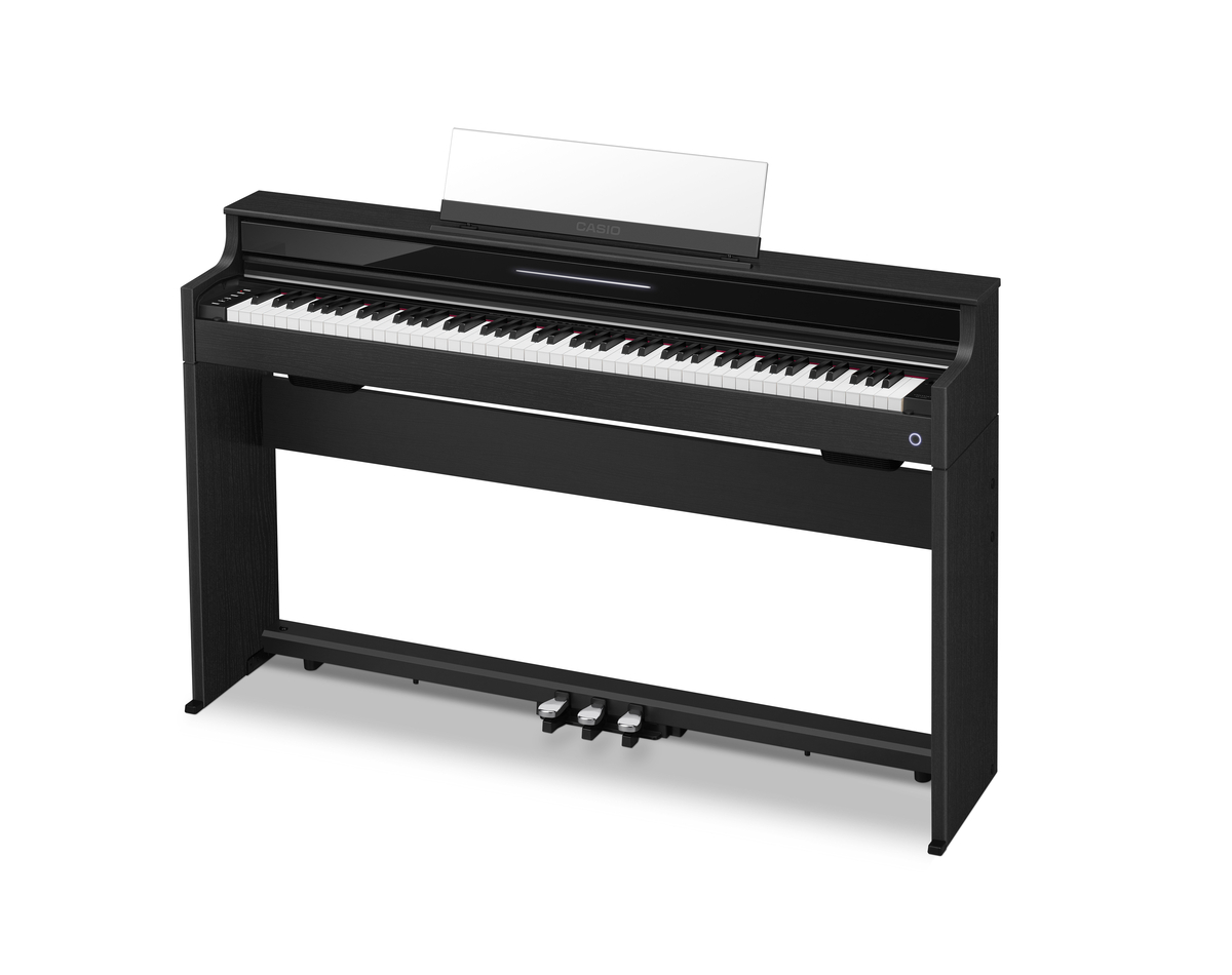 AP-S450 BK Set inklusive Klavierbank, Kopfhörer, Notenheft Schwarz matt