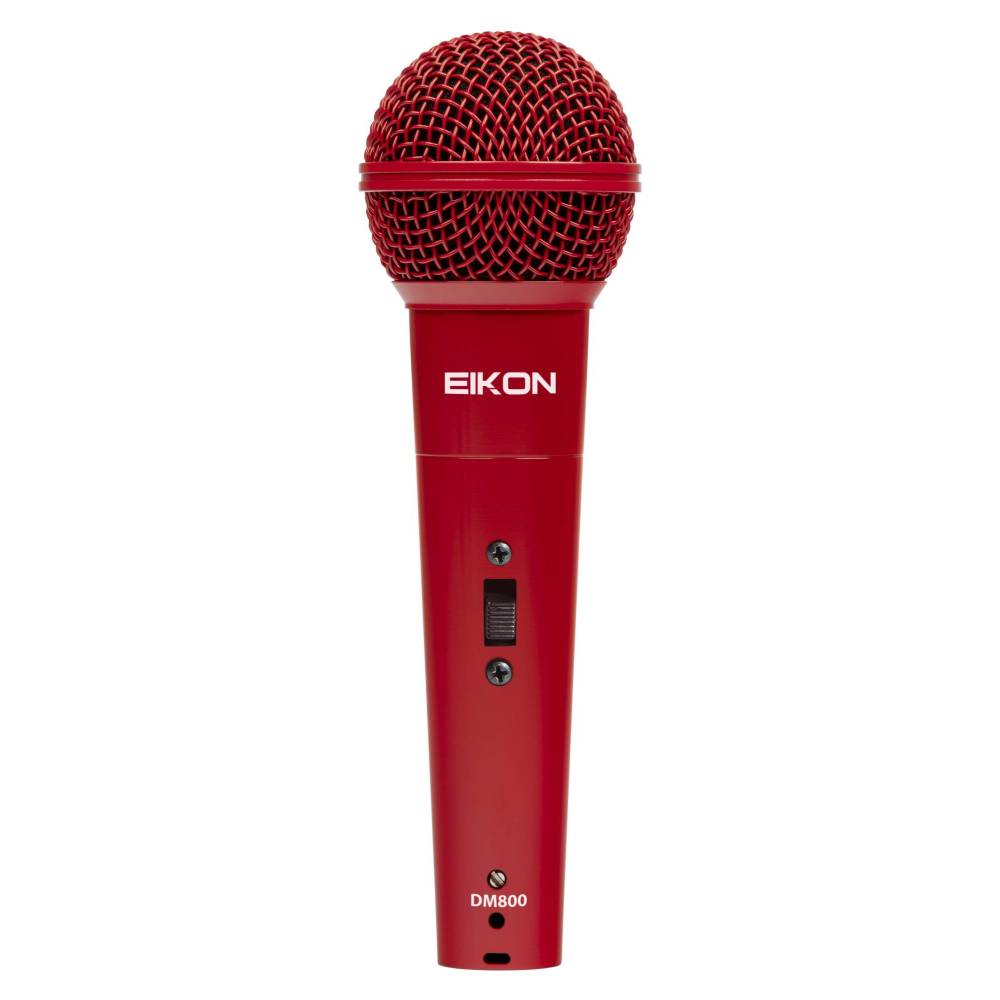 EIKON DM800RD Dynamisches Gesangsmikrofon (ROT)