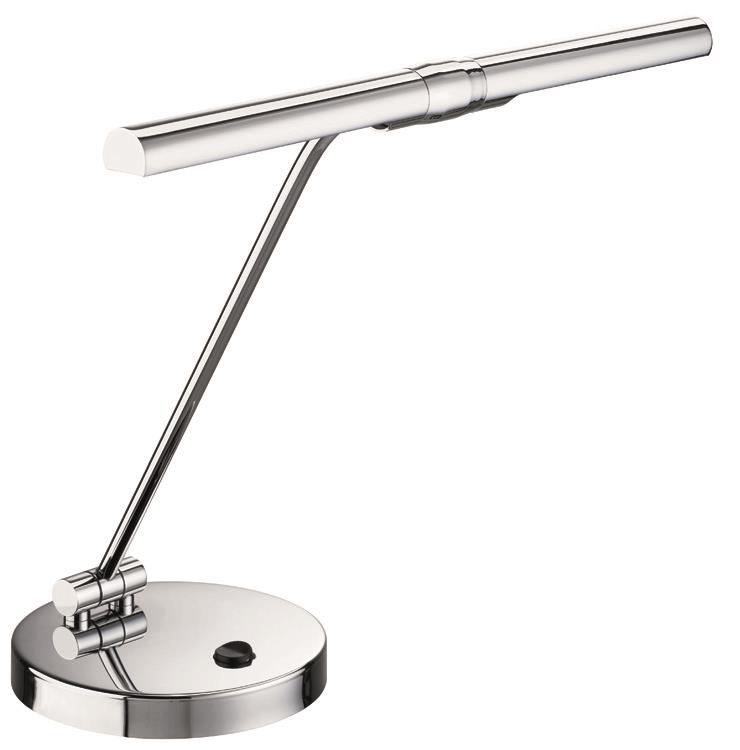L4404 Klavierleuchte G-4 Pianoleuchte Chrom hochglanz