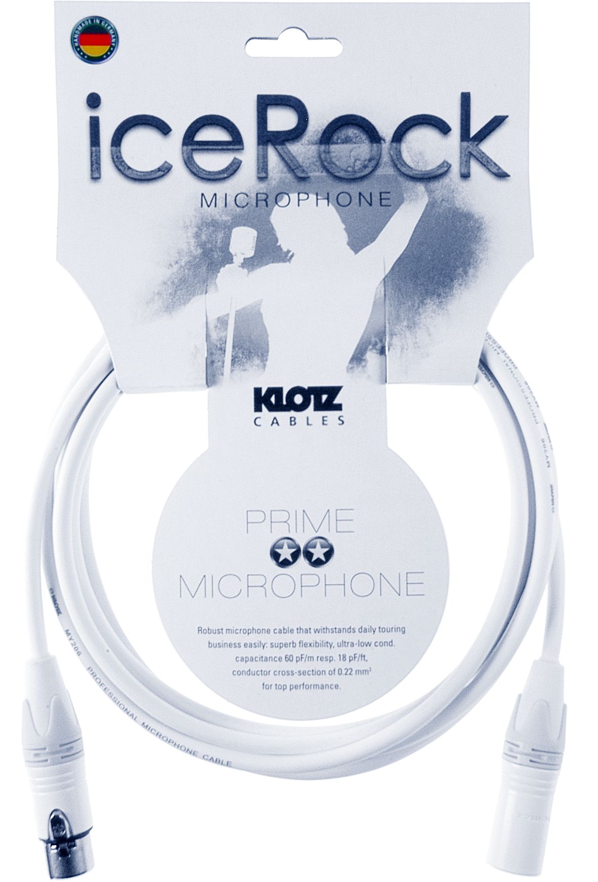 IceRock Mikrofonkabel 10m weiß X