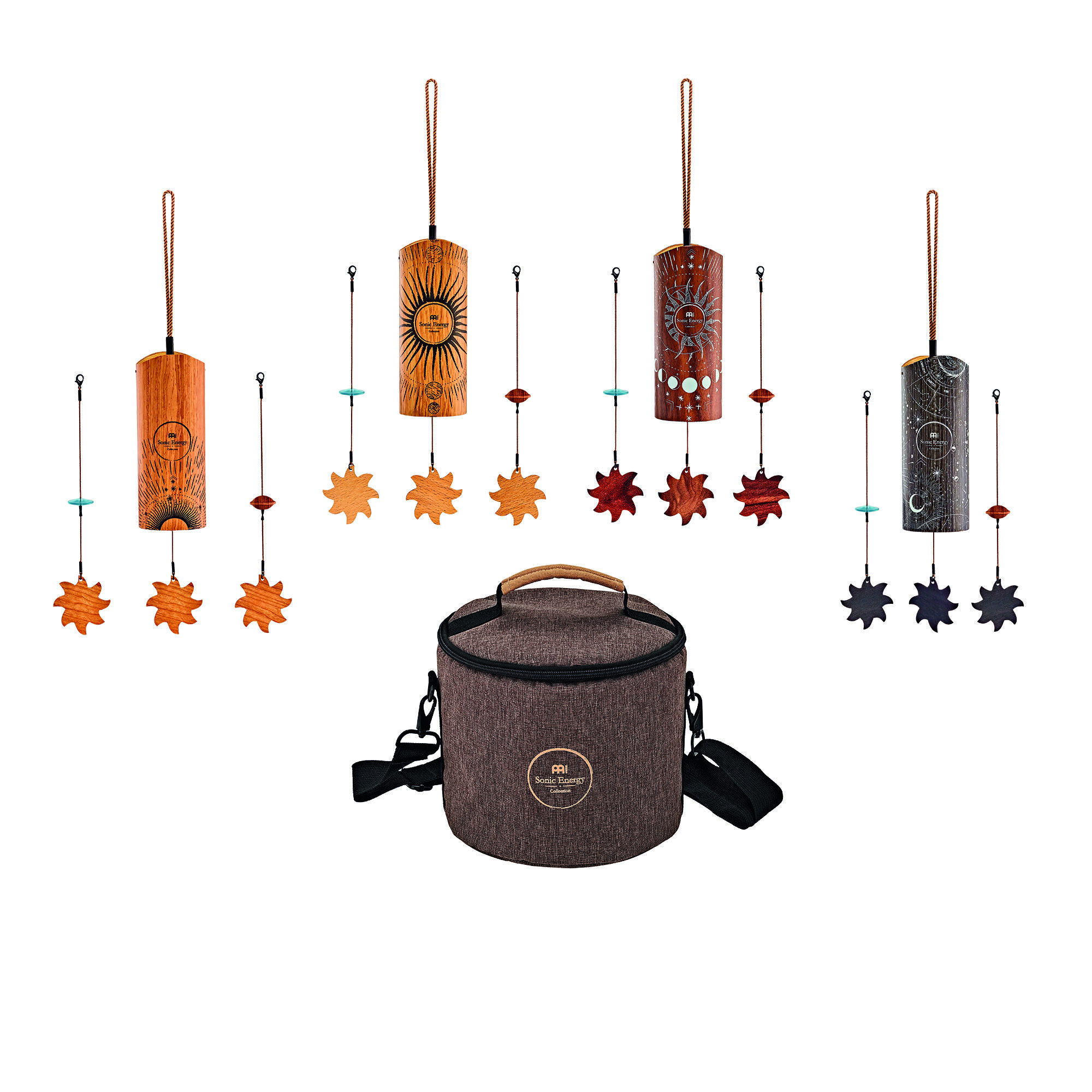 Sonic Energy Cosmic Bamboo Chime Set - 4 teilig