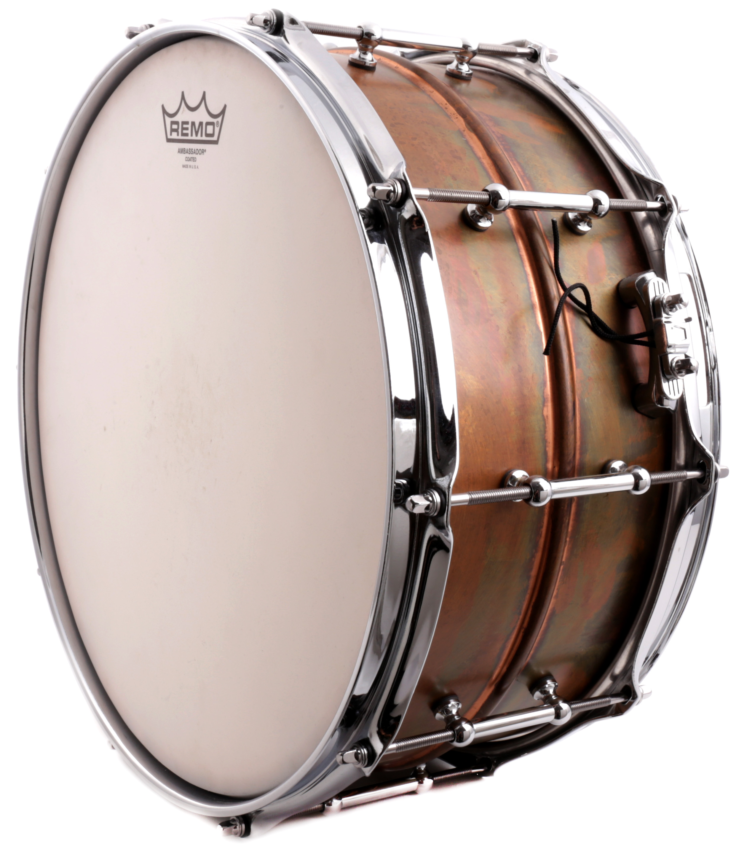 Copper-Phonic 14"x 6,5" Raw Copper with Tube-Lugs