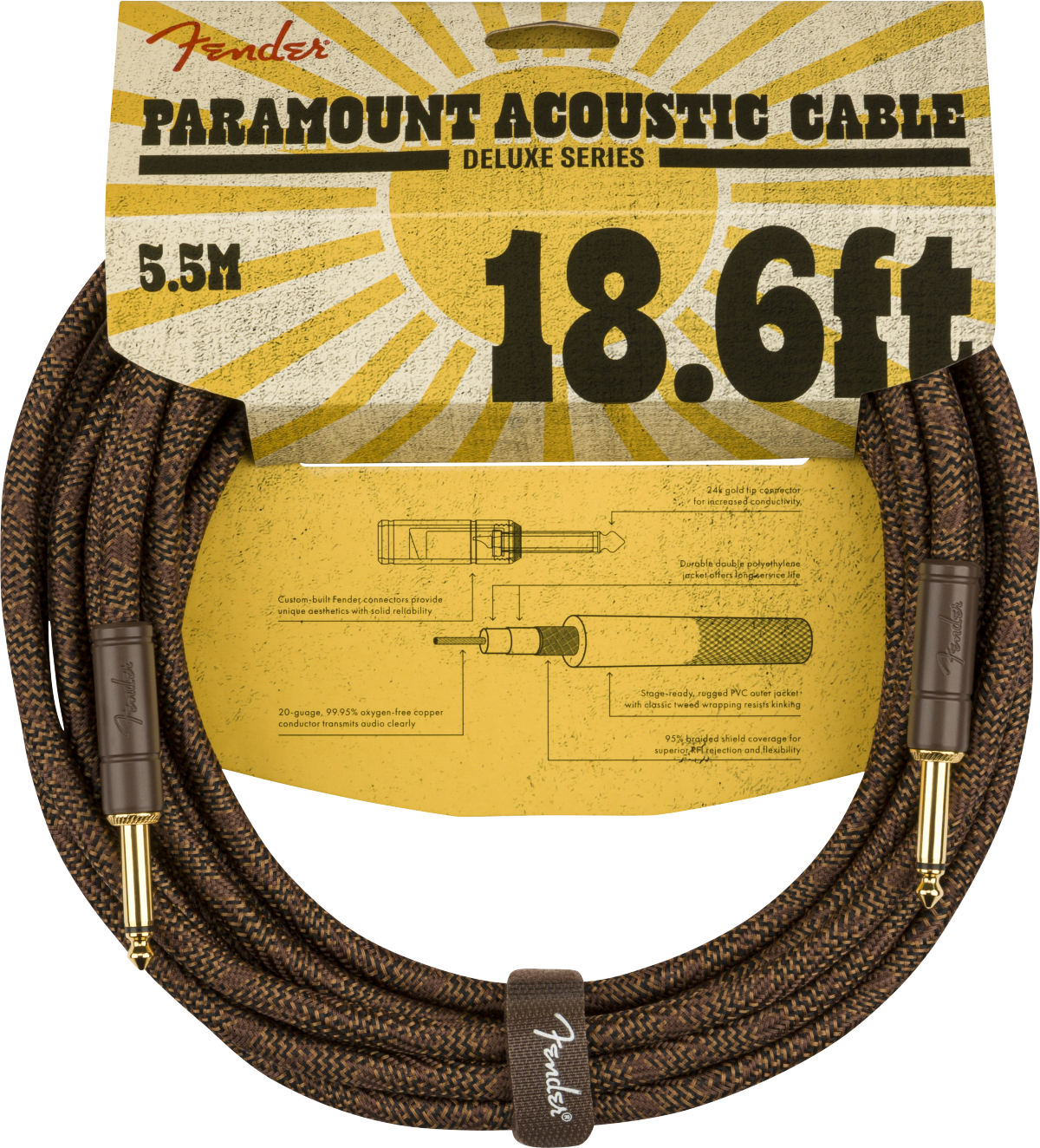 Paramount Acoustic Instrument Cable 5,5m
