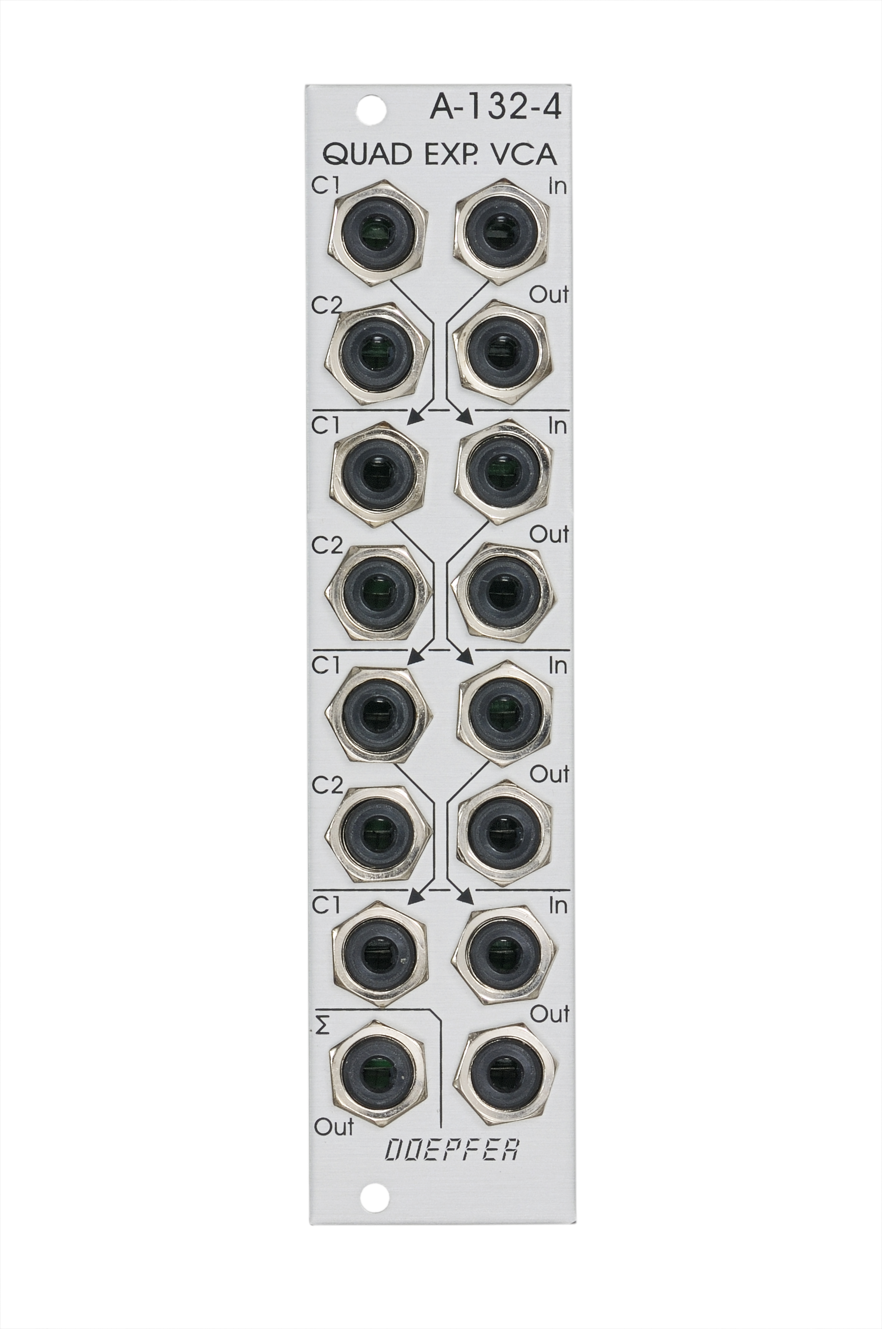 A-132-4 Quad exponential VCA A-132-4 Quad exponential VCA