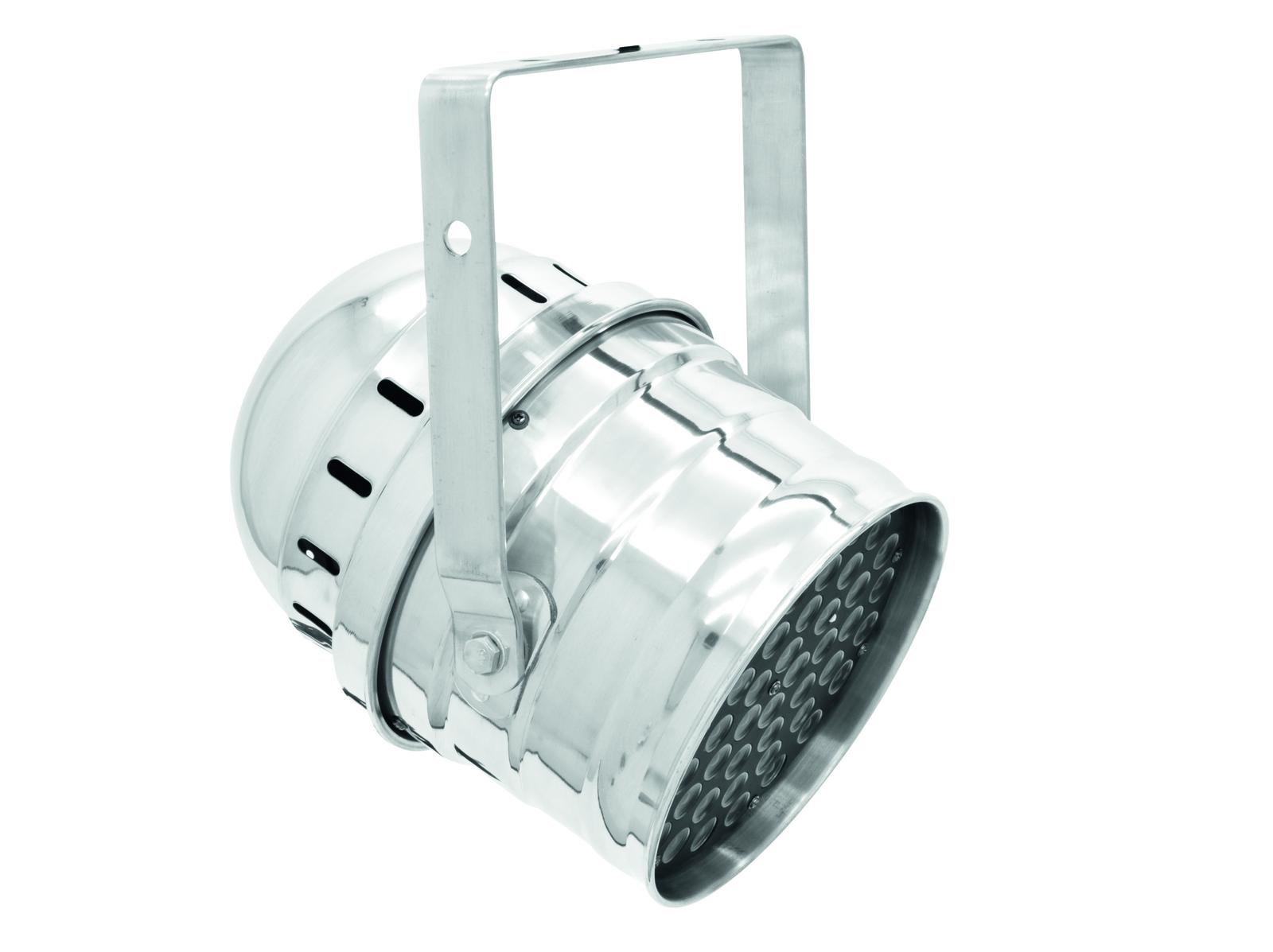 LED PAR-64 RGBAW 49x3W short silber