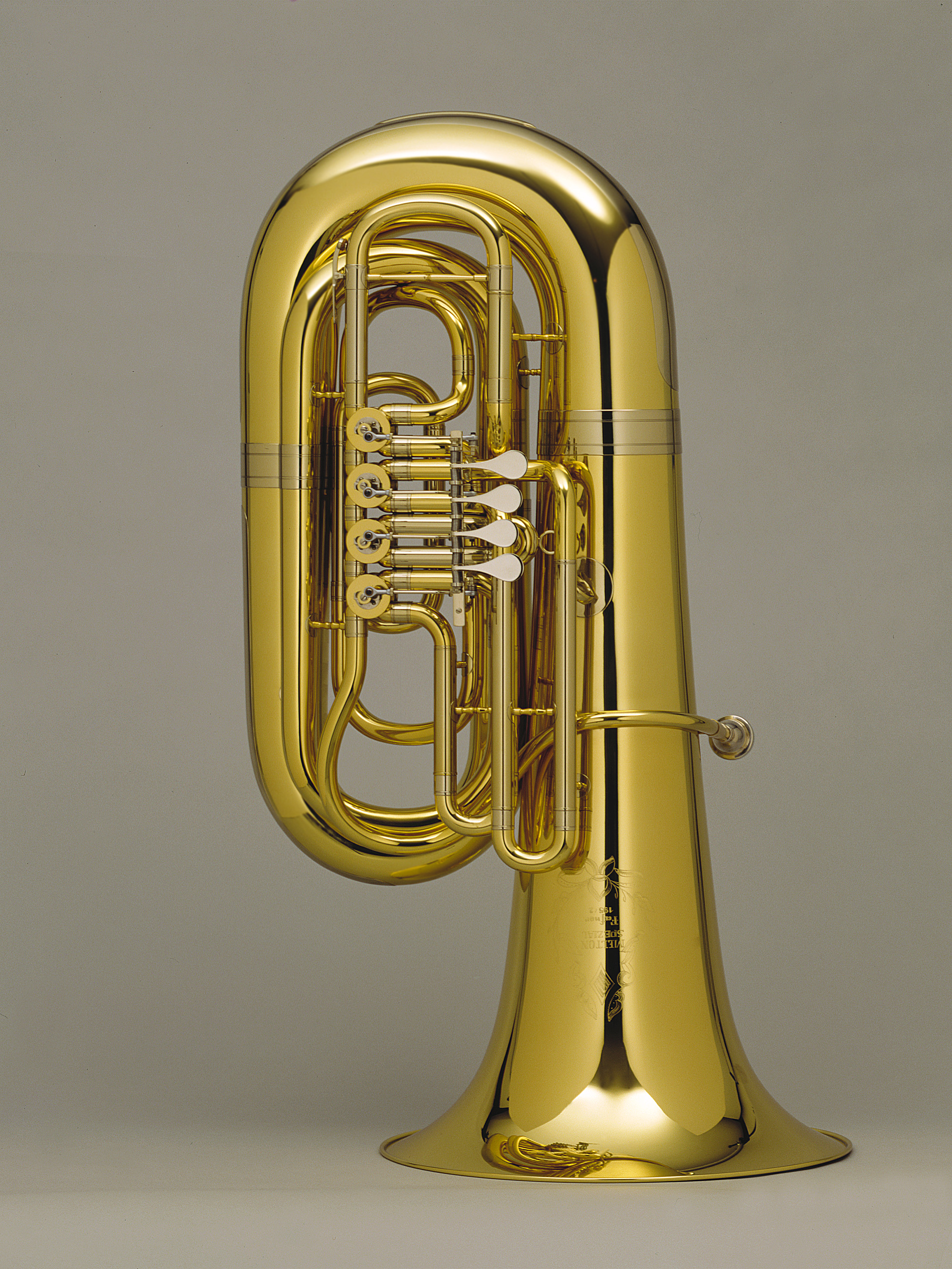 195 "Fafner" 5/4 Bb-Tuba Messing,4 Ventile, lackiert