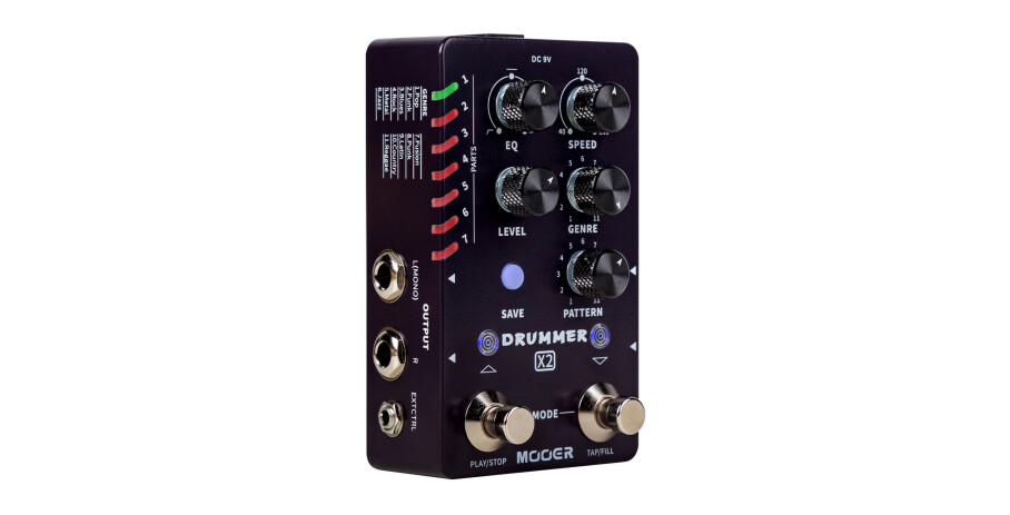 Drummer X2 - Stereo Drum Machine Pedal Drummer X2 - Stereo Drum Machine Pedal