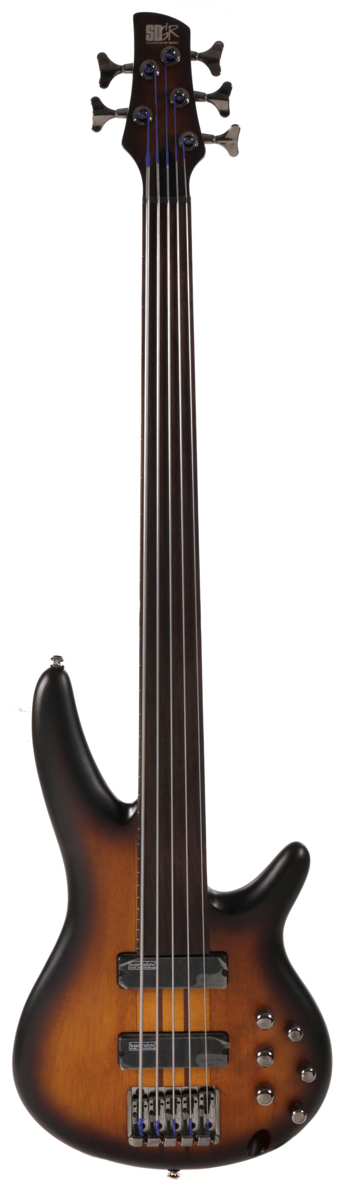 SRF705-BBF 5-Saiter Fretless Brown Burst Flat