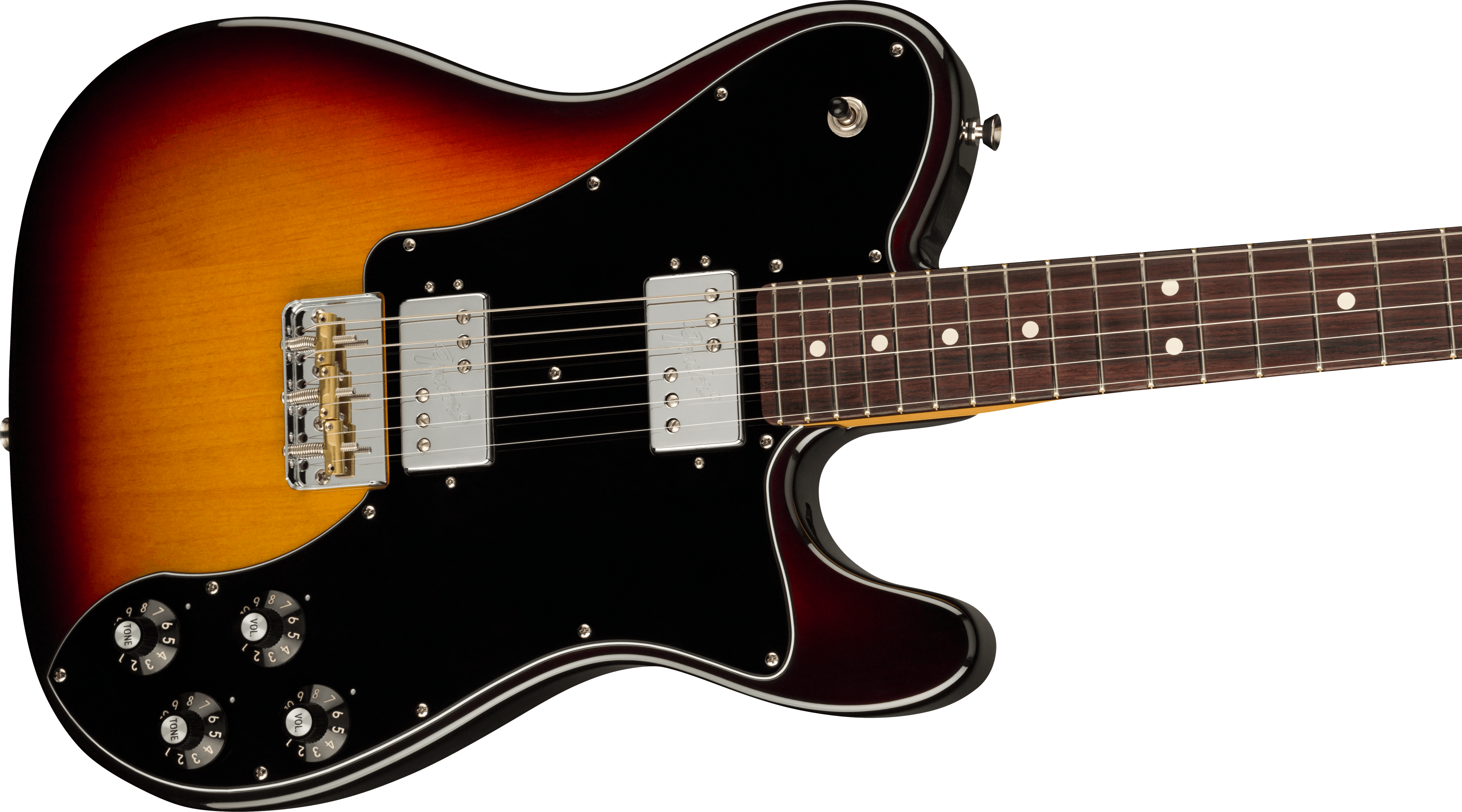 American Professional II Telecaster Deluxe Rosewood Fingerboard, 3-Color Sunburst