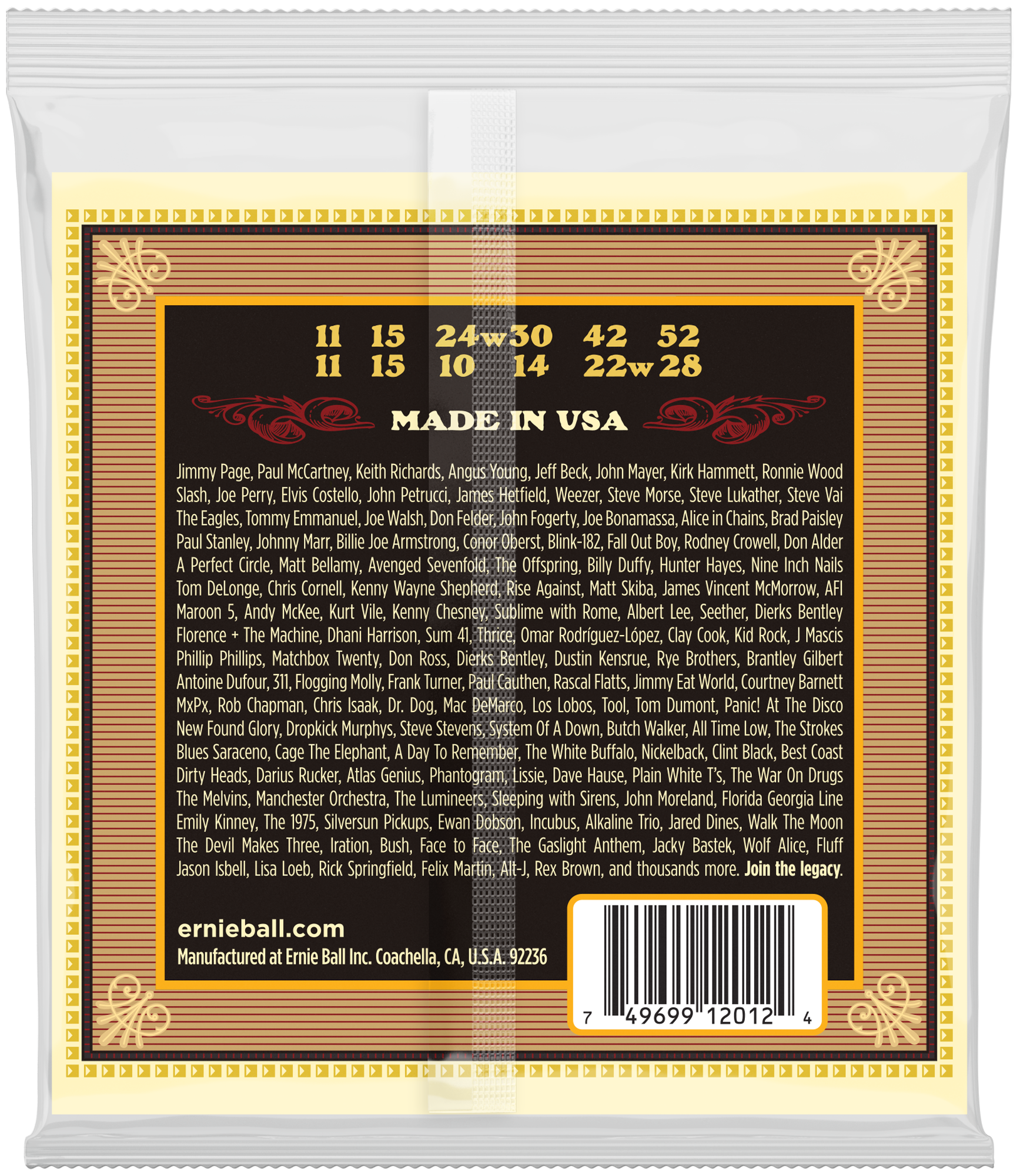 Earthwood Bronze 12-String Medium 011