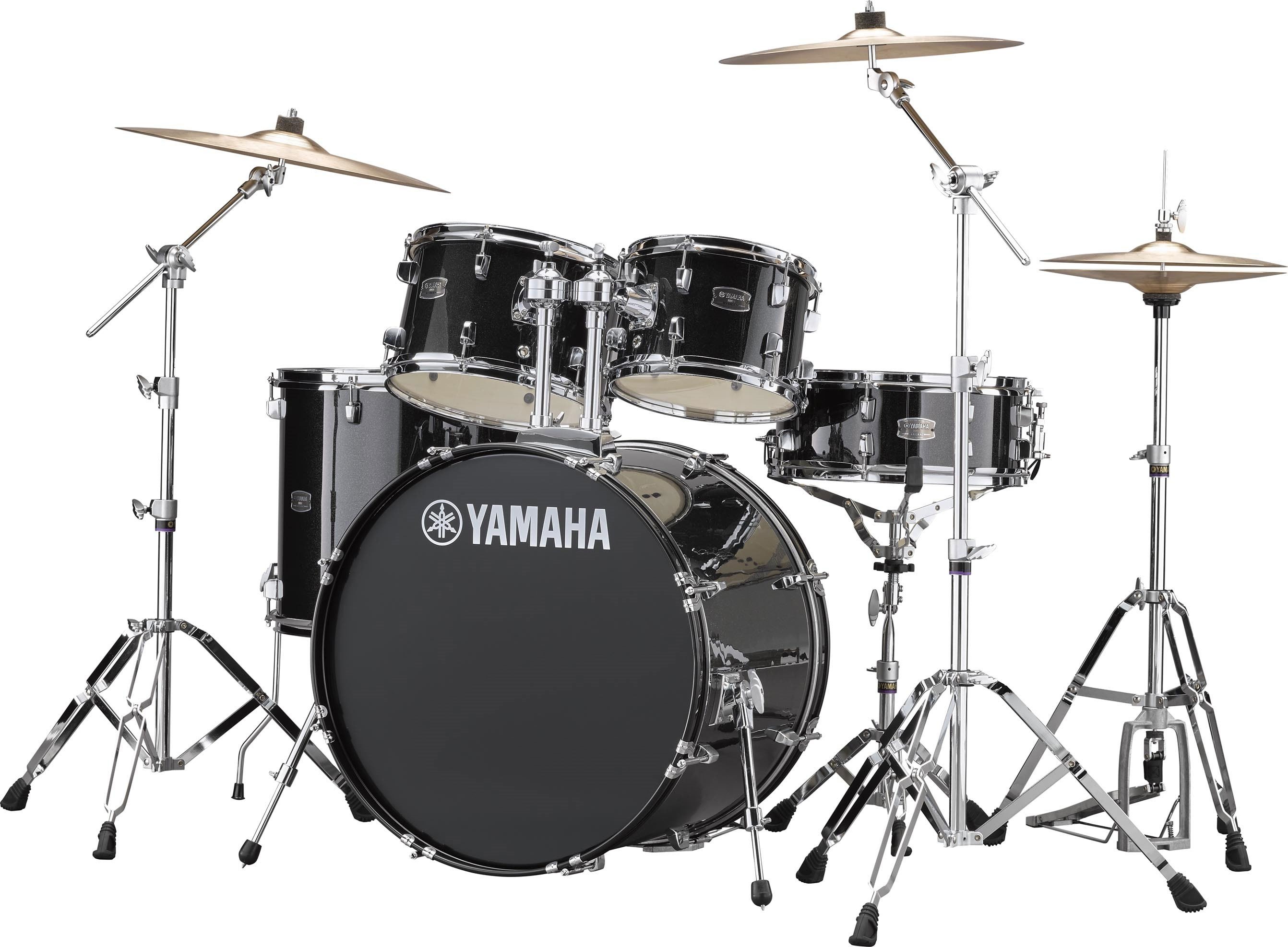 Rydeen Studio Drumset Black Glitter 20/10/12/14/SN incl.HW & Beckenset