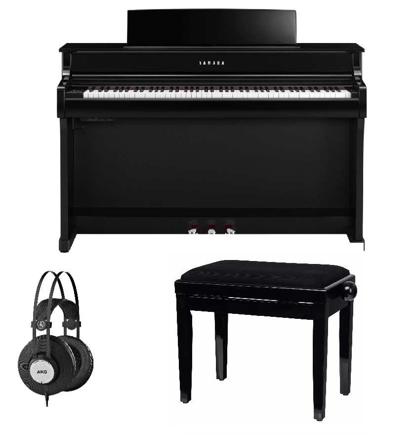 CLP-845 PE Set mit Klavierbank und Kofhörer Clavinova schwarz hochglanz CLP-845 PE Set mit Klavierbank und Kofhörer Clavinova schwarz hochglanz