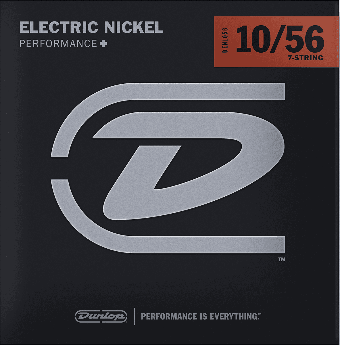 DEN 10-56 Electric Guitar Strings, Nickel, 7-String