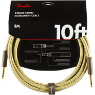 Deluxe Series Instrument Cable, Straight/Straight, 10' tweed