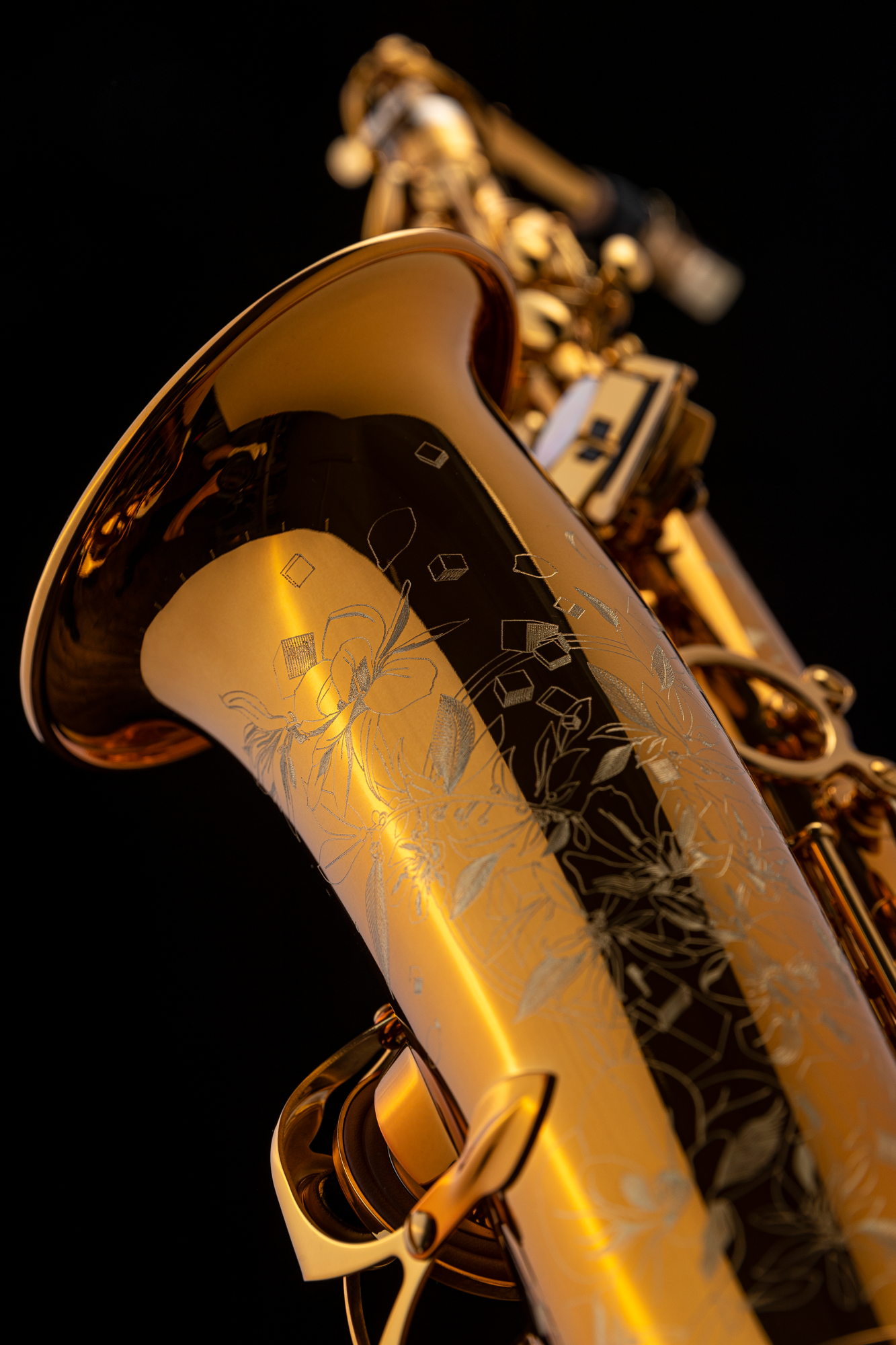 Supreme Altsaxophon dunkler Goldlack SE-ASUL