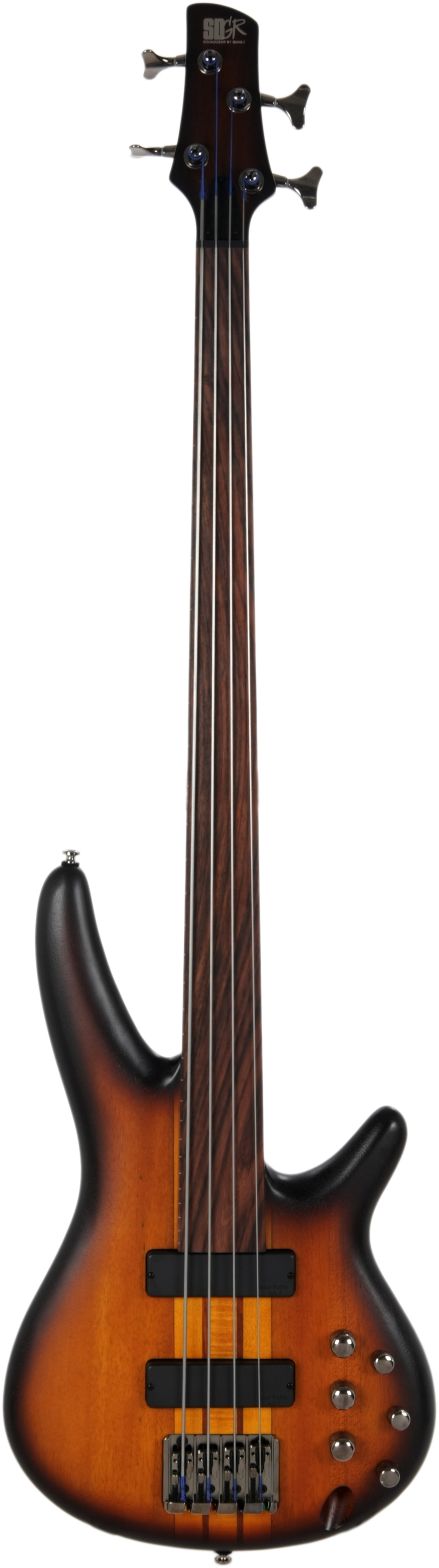 SRF700-BBF Fretless Brown Burst Flat