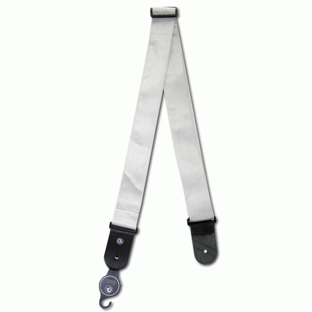 Polypropylene Guitar Strap, Silver Silber