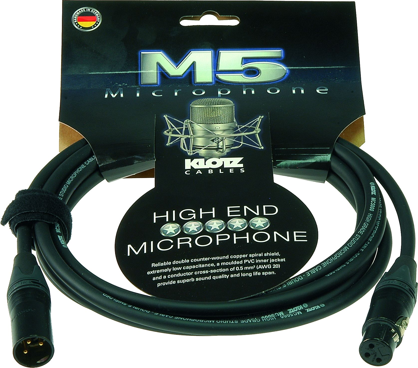 M5FM03 High End Mikrofonkabel 3m