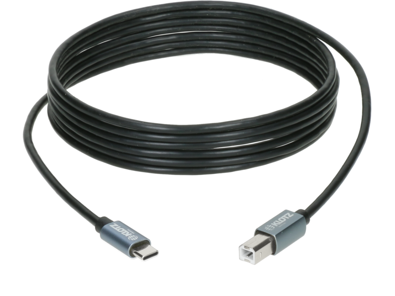 USB 2.0 Kabel schwarz 2m Plug C - Plug B