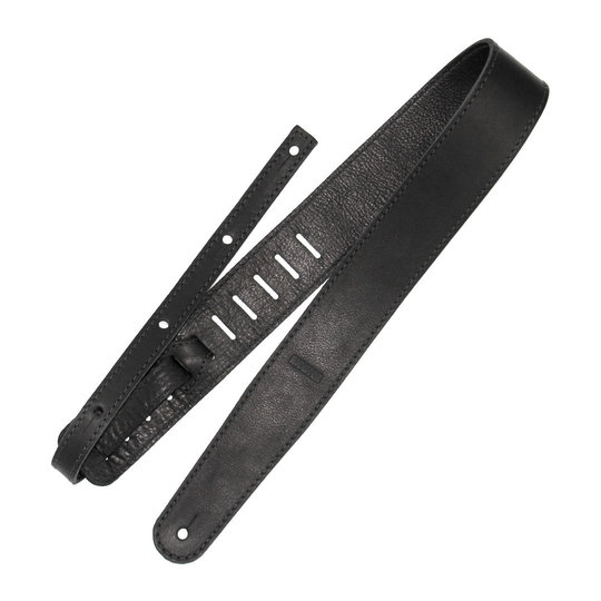 Raw II Nappa Black Leder