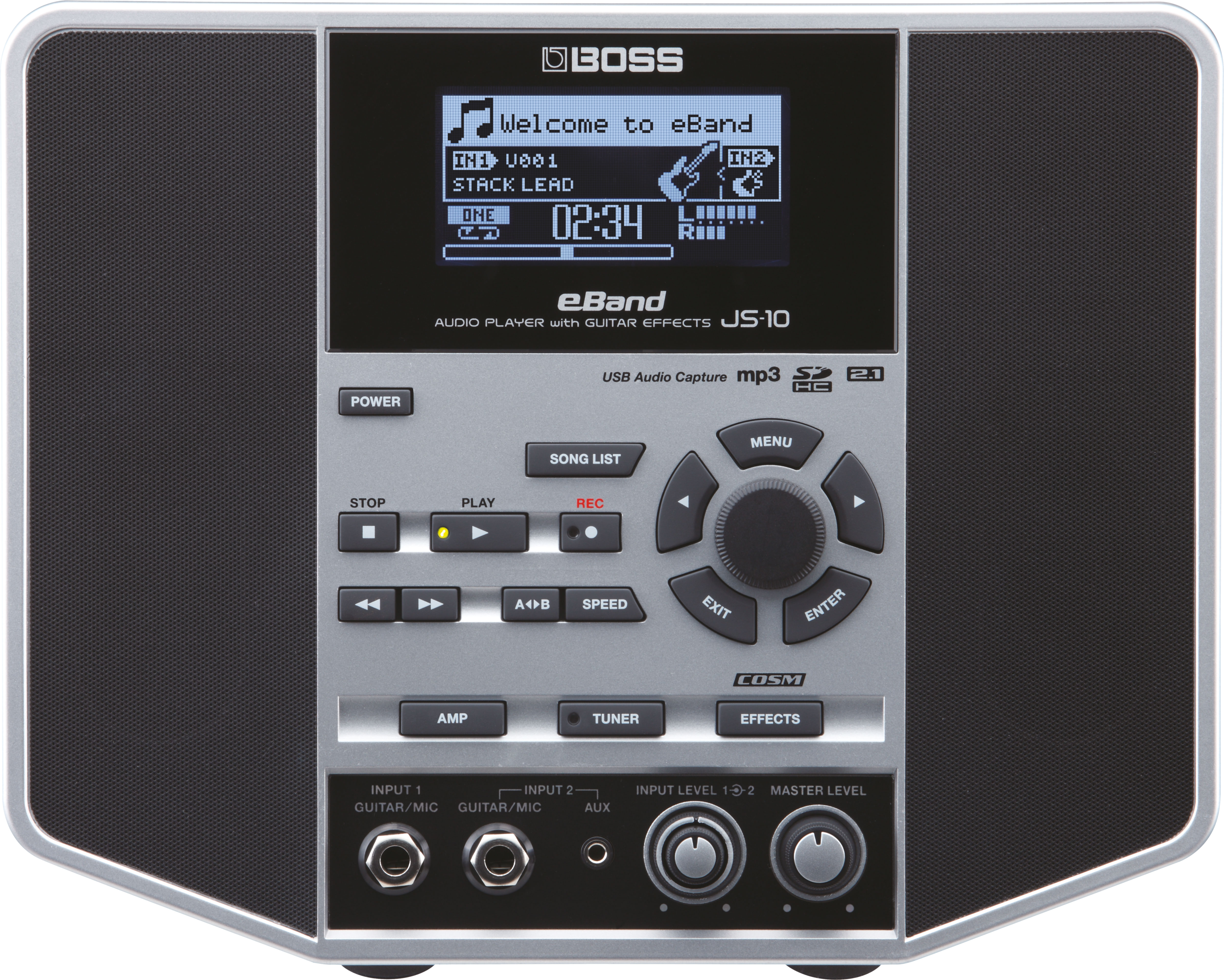 JS-10 eBand Audio Player mit Gitarreneffekten