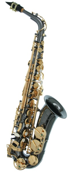 A-302-BG Altsaxophon schwarz verchromt