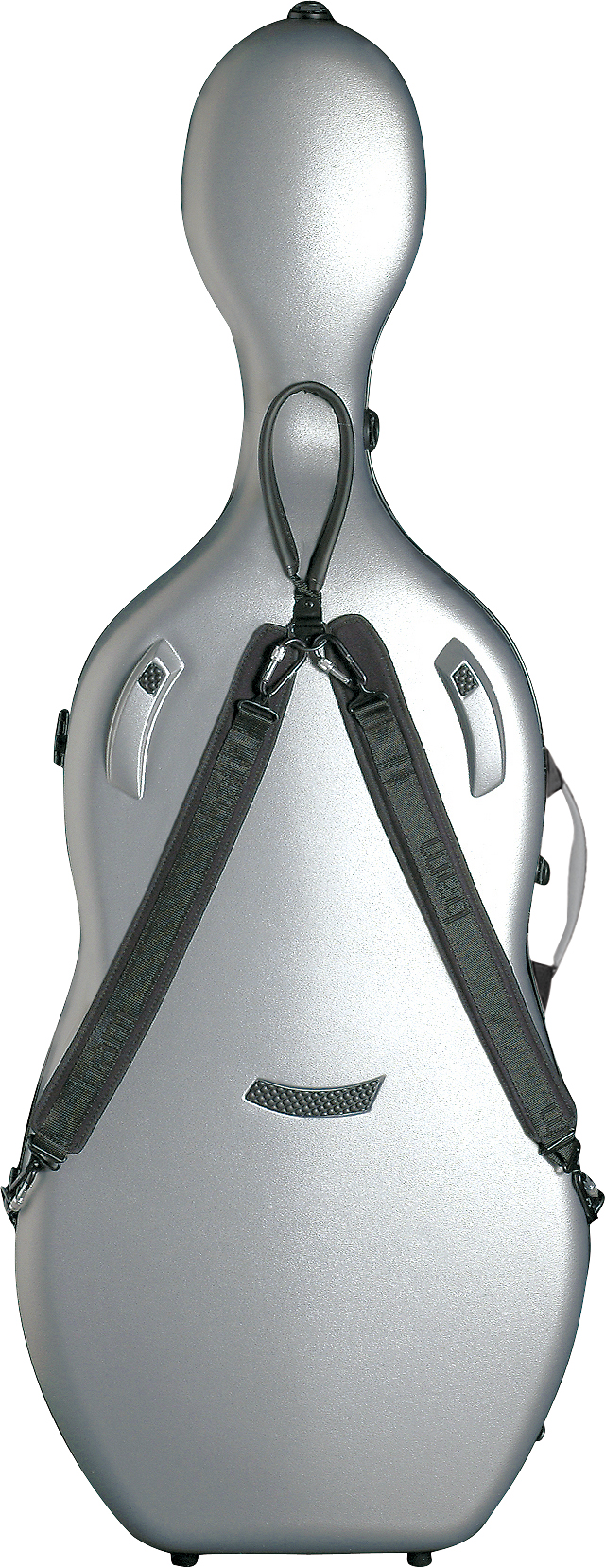 Celloetui 1002XLSN  "Adjustable" Hightech 4.4 silber metallic