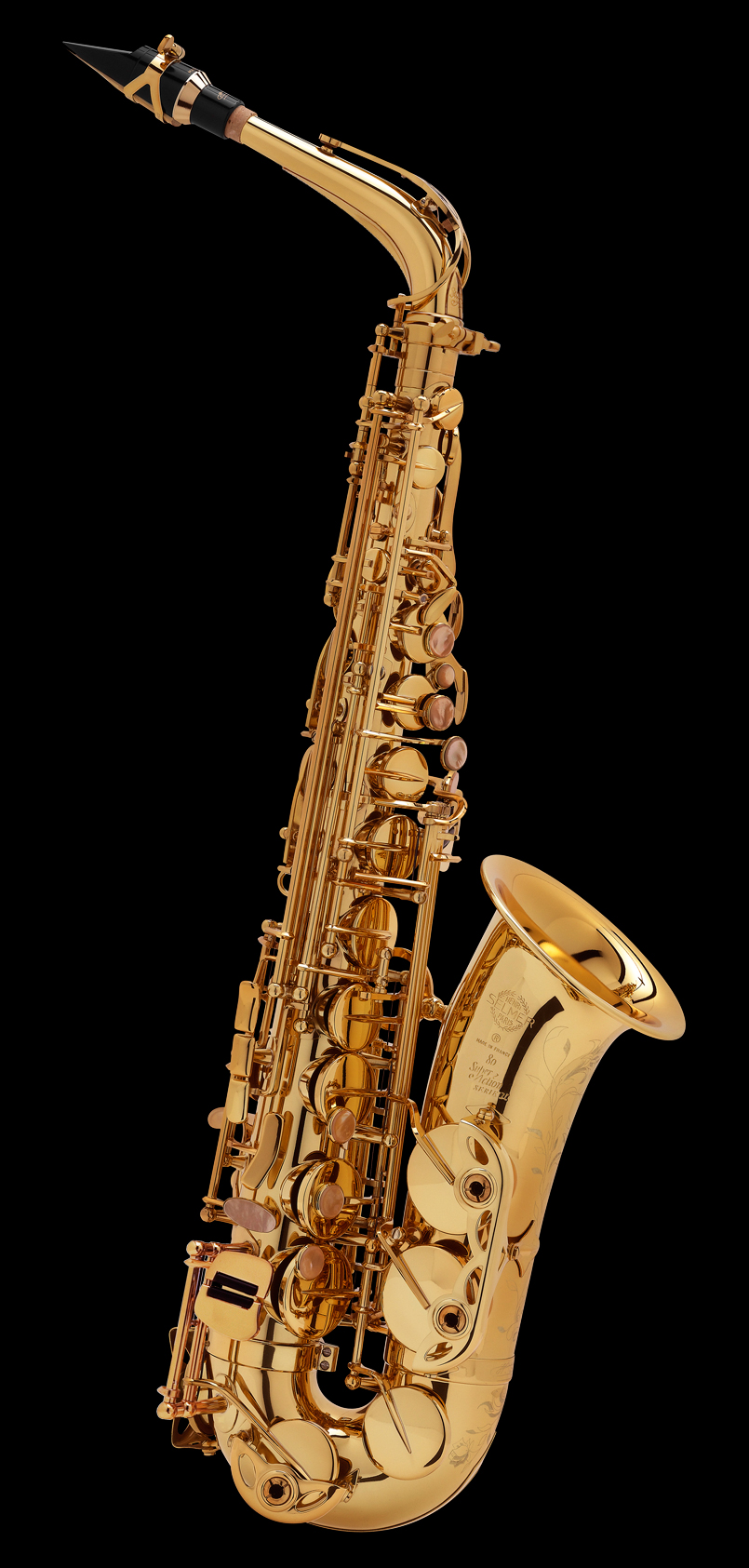 SA80 II Altsaxophon Goldlack Super Action