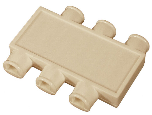 Stimmpfeife Plastik weiß