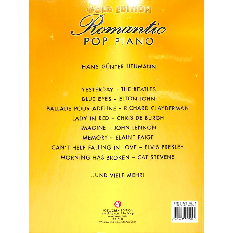 Romantic Pop piano - gold edition