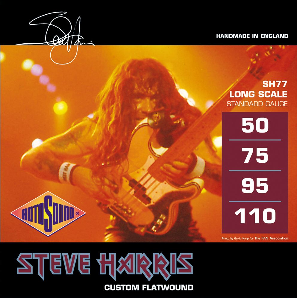 SH77 Steve Harris Signature Monel Flatwound 50 75 95 110