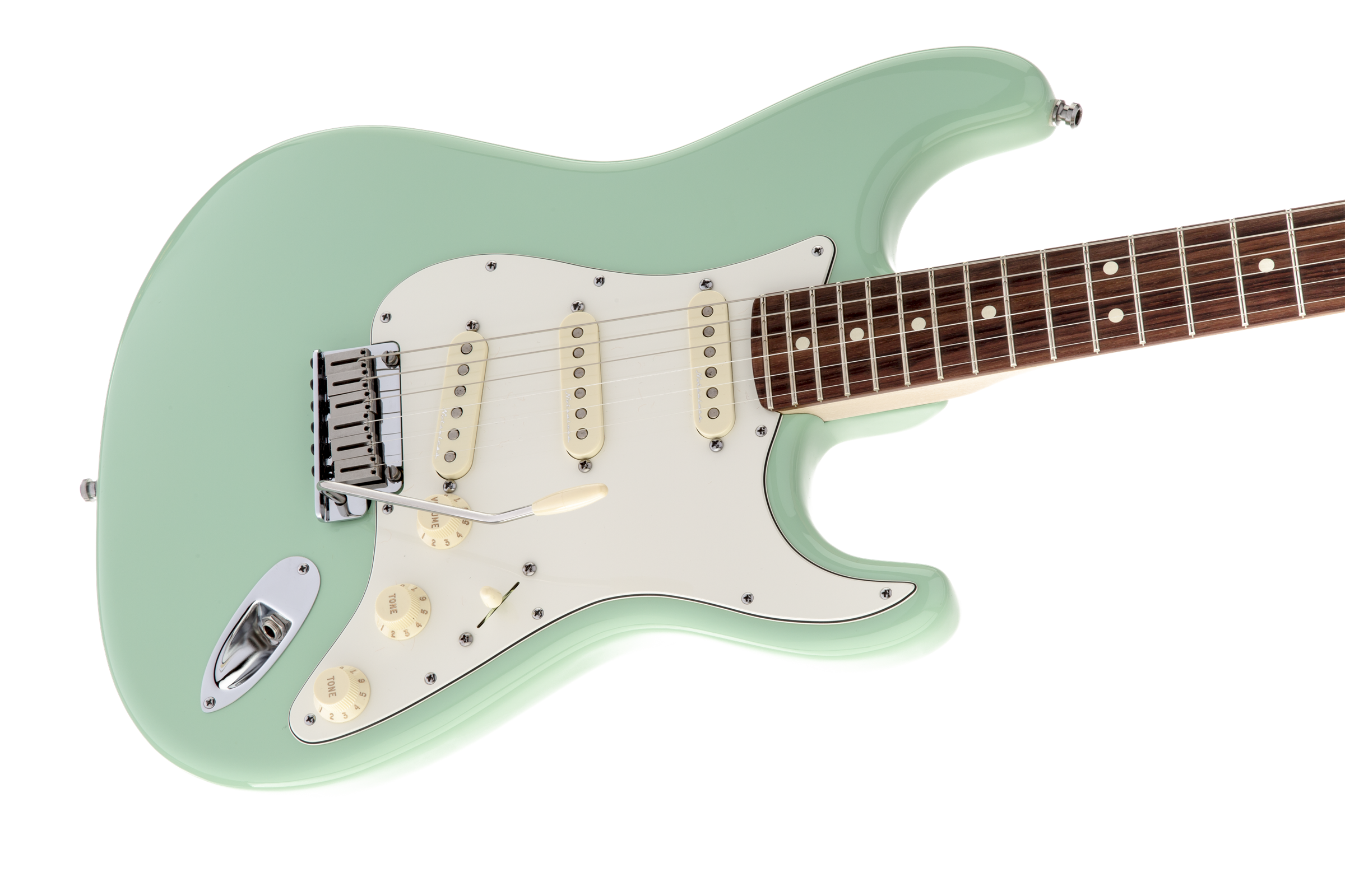 Jeff Beck Stratocaster Surf Green, Rosewood Fingerboard
